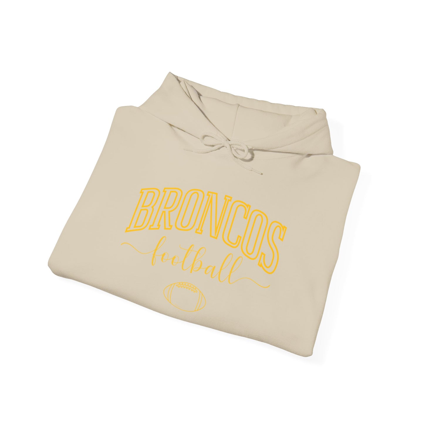 Broncos Customized Football Hooded Sweatshirt - Adult