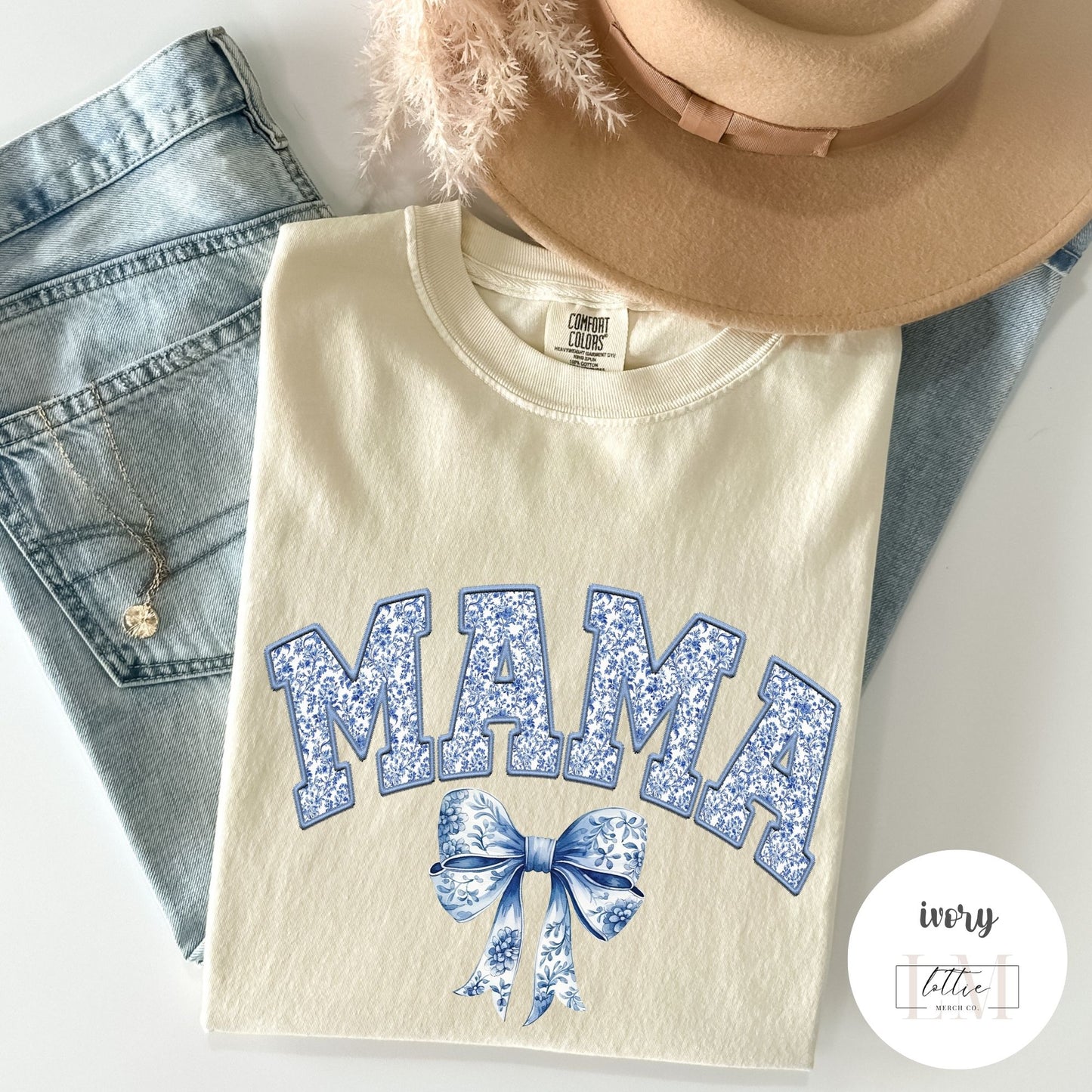 Chinoiserie Coquette Mama Shirt