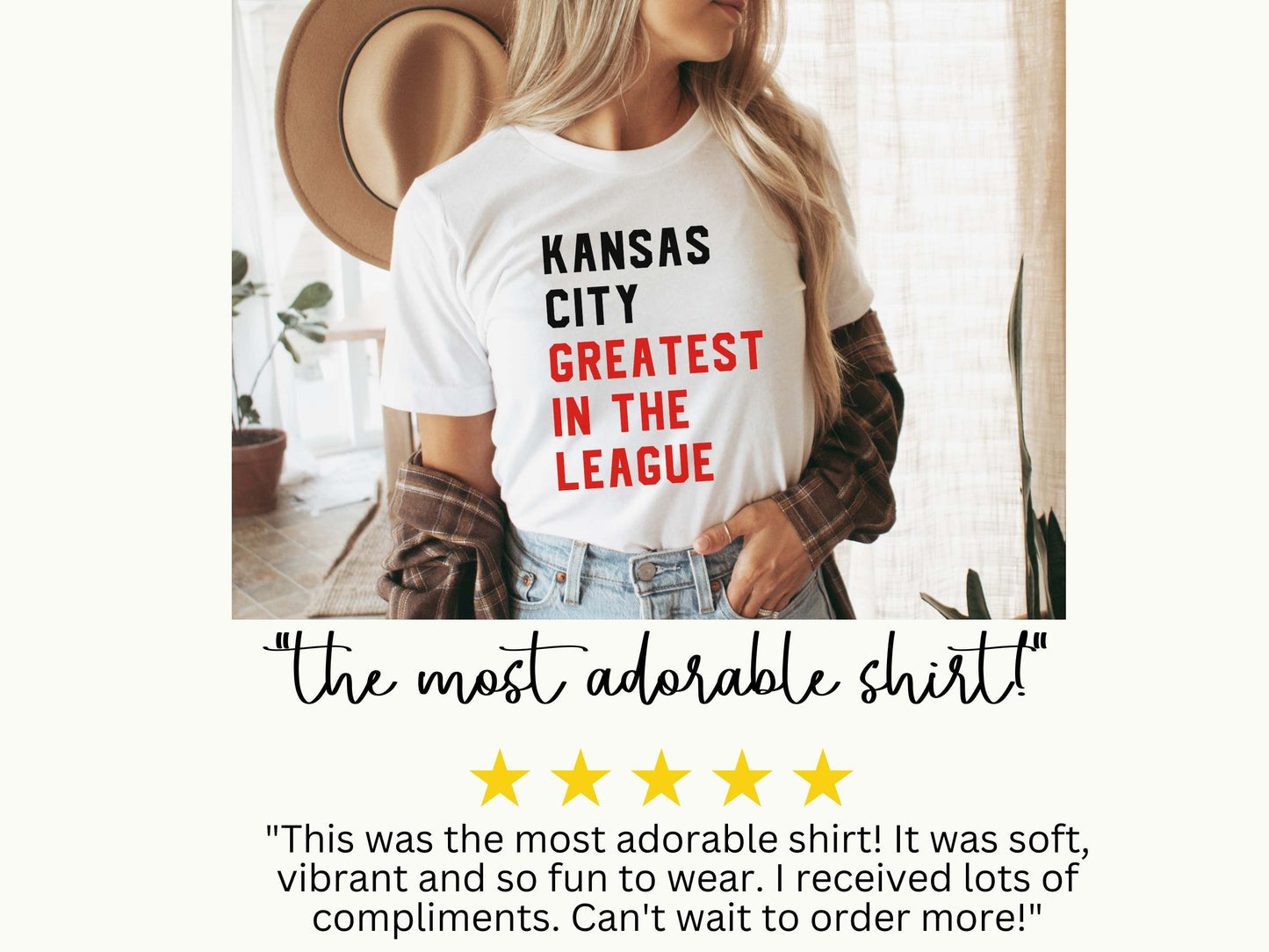 Kansas City Greatest in The League T-shirt
