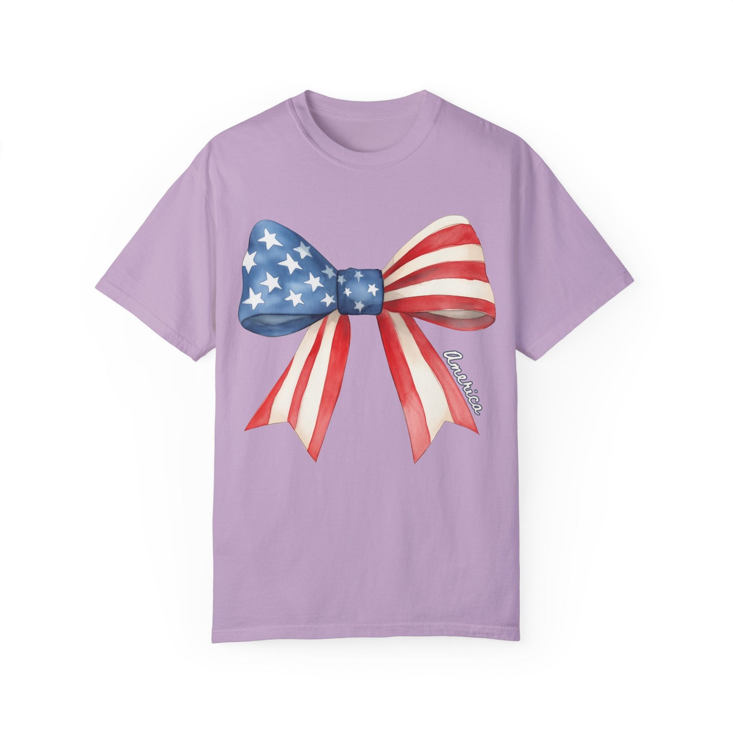 American Flag Bow T-Shirt