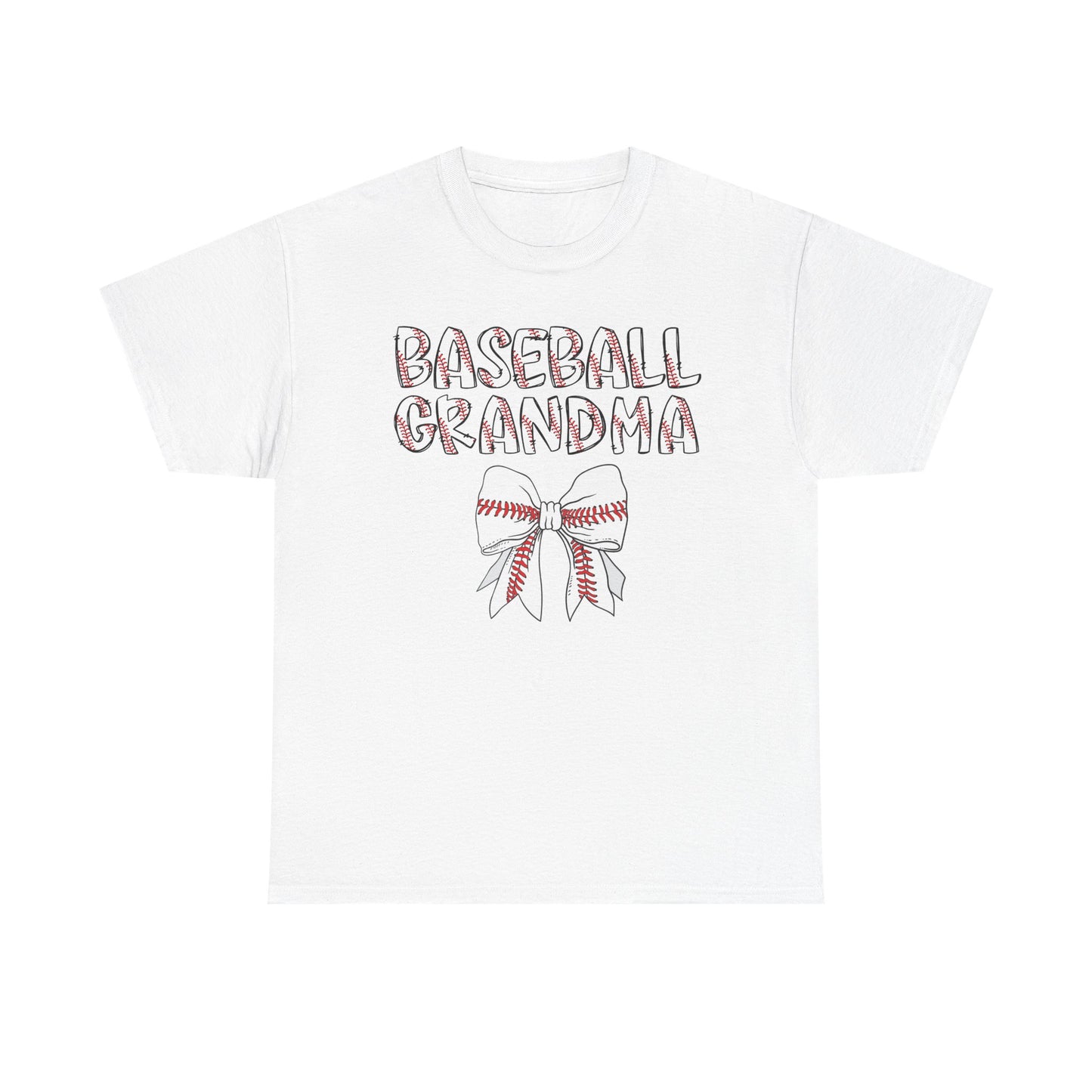 Baseball Grandma Coquette Bow T-Shirt