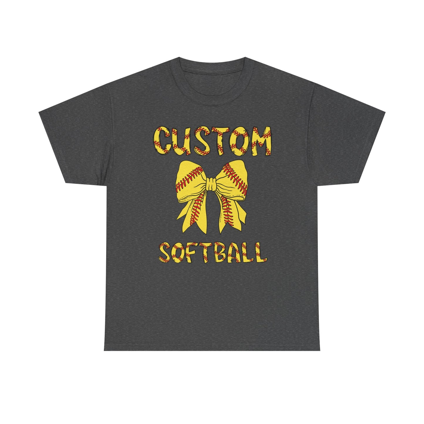 Custom Team Name Softball Mom T-shirt