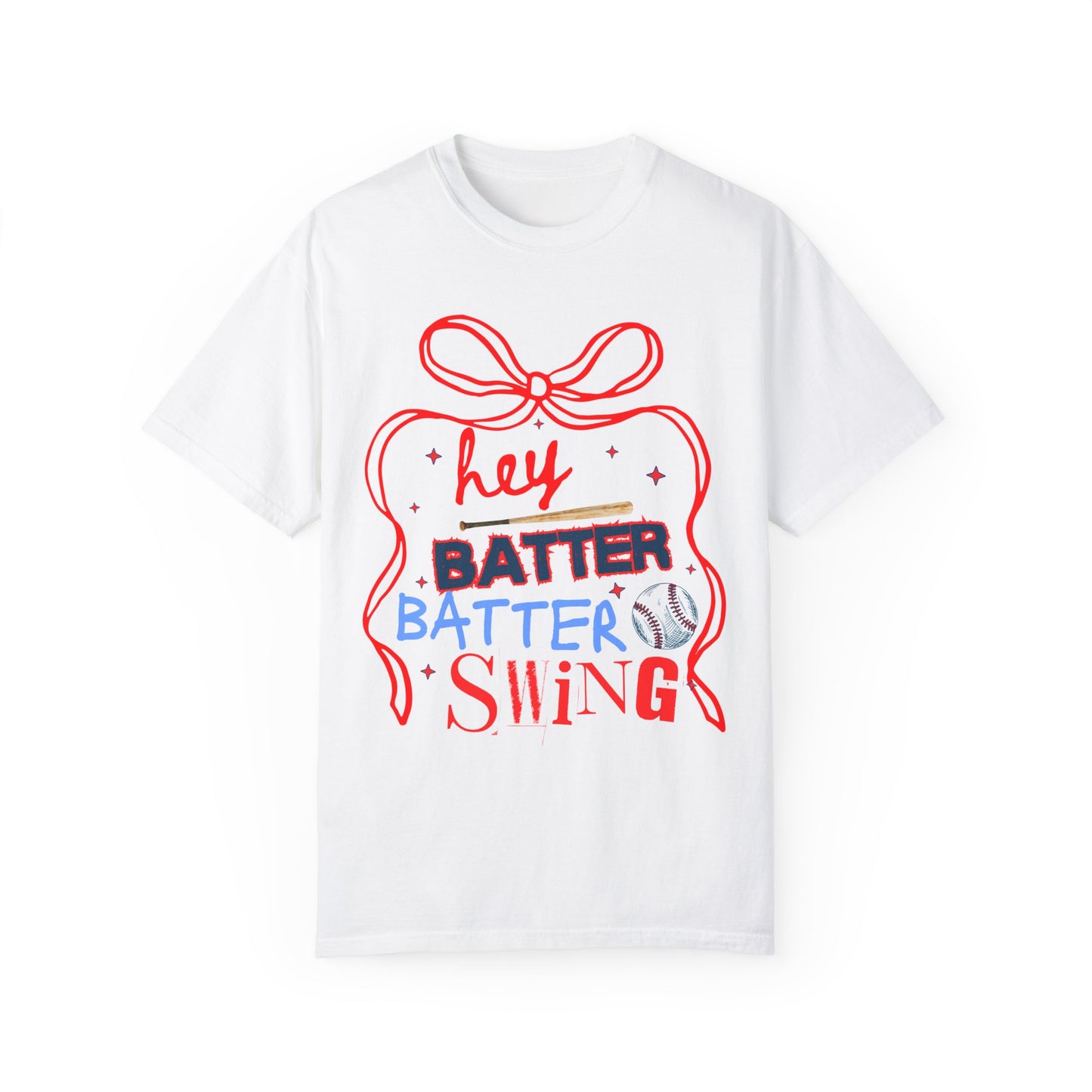 Coquette Hey Batter Batter Swing Baseball T-Shirt