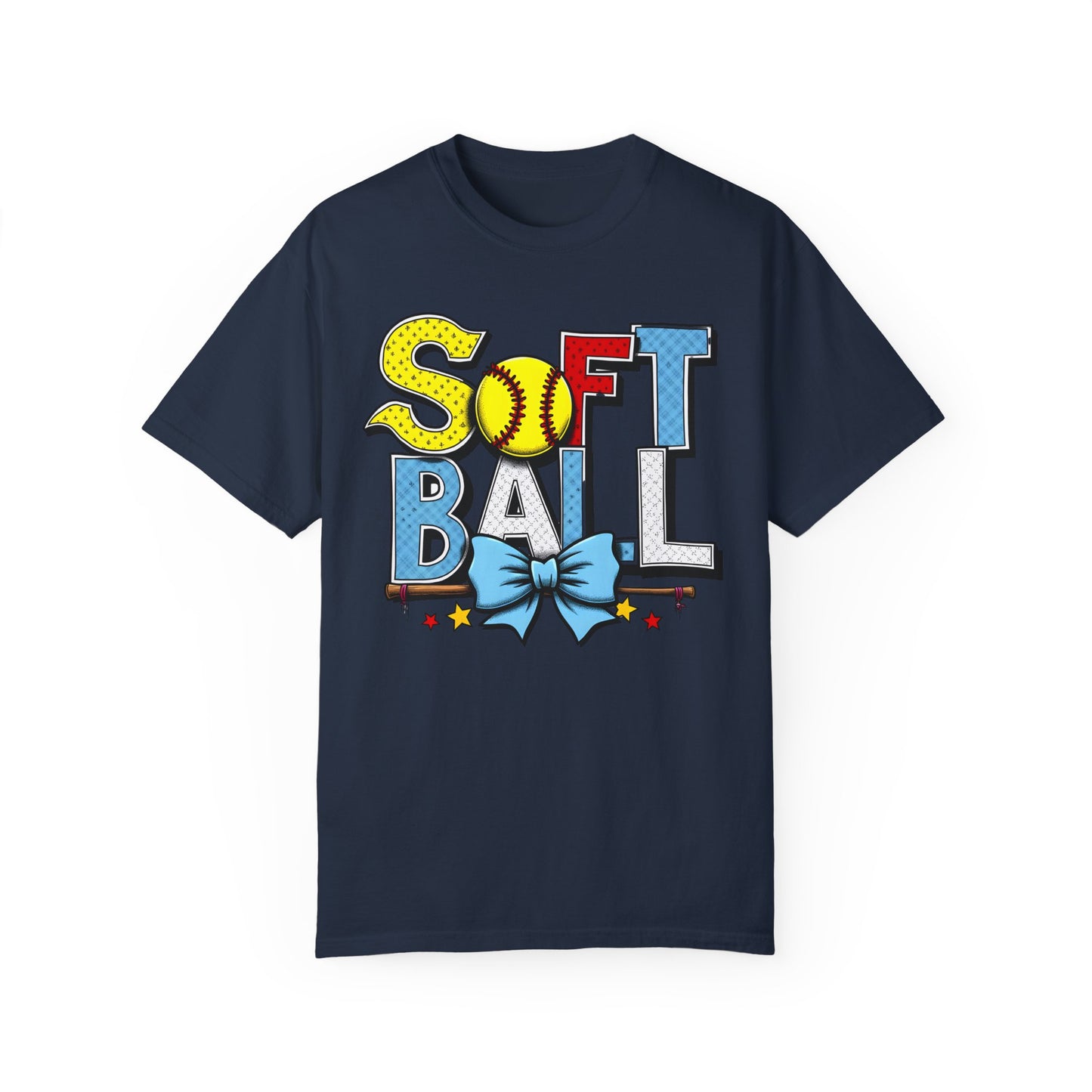 Softball Coquette Bow T-Shirt