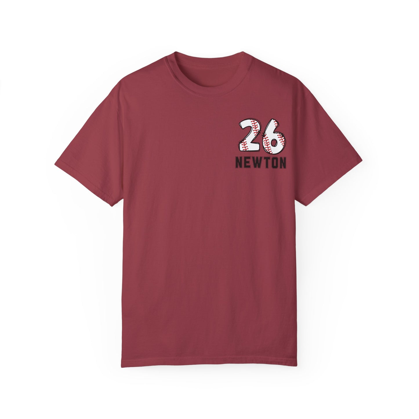 Custom Baseball Number and Name T-Shirt