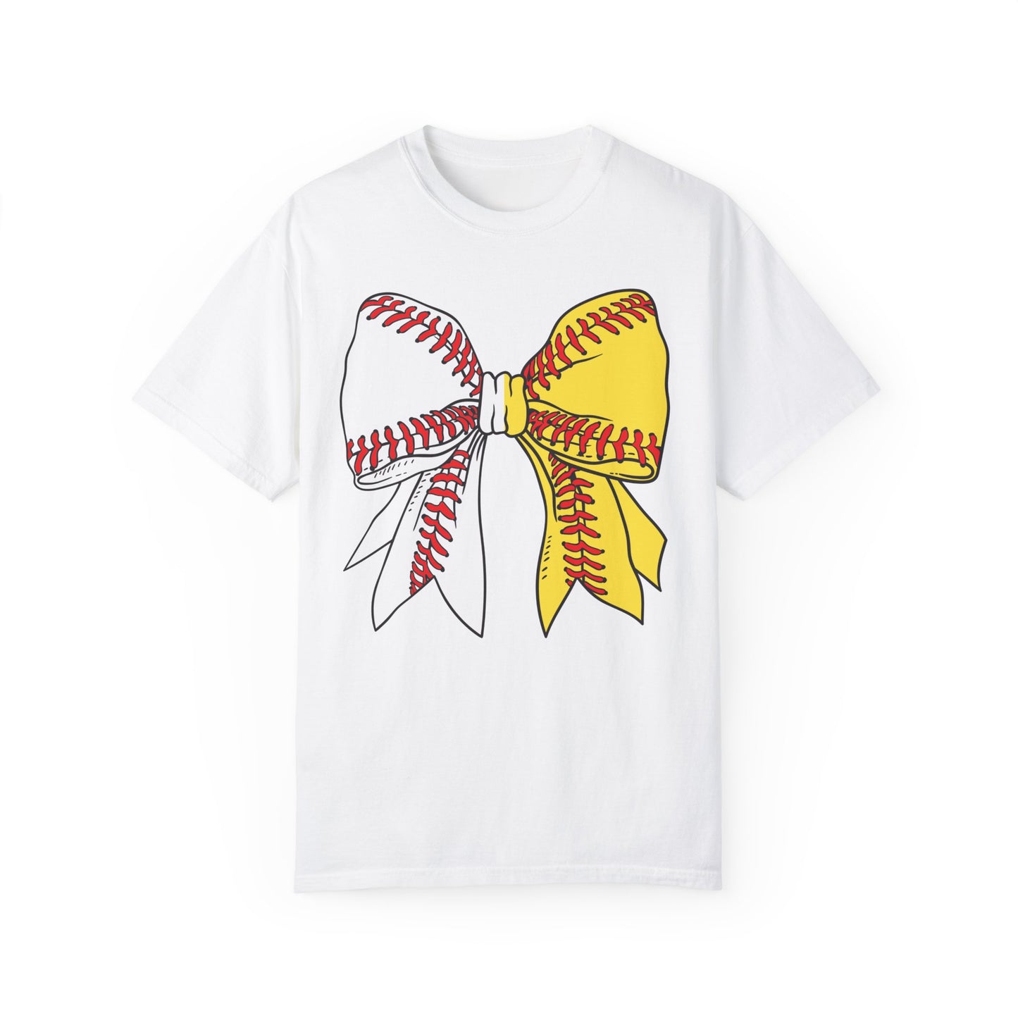 Baseball & Softball Coquette Bow T-Shirt