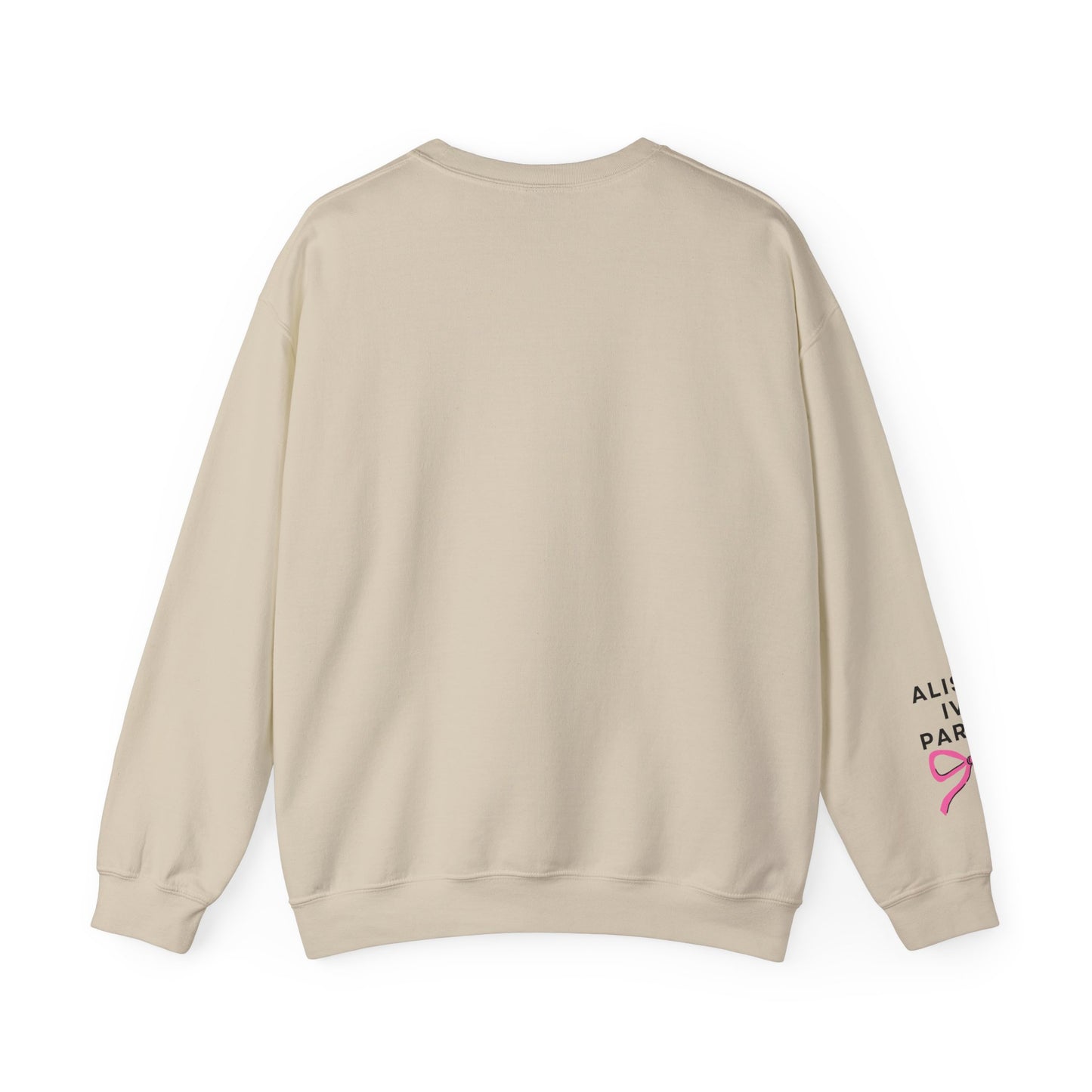 Personalized Bow Checkered Mama Sweatshirt