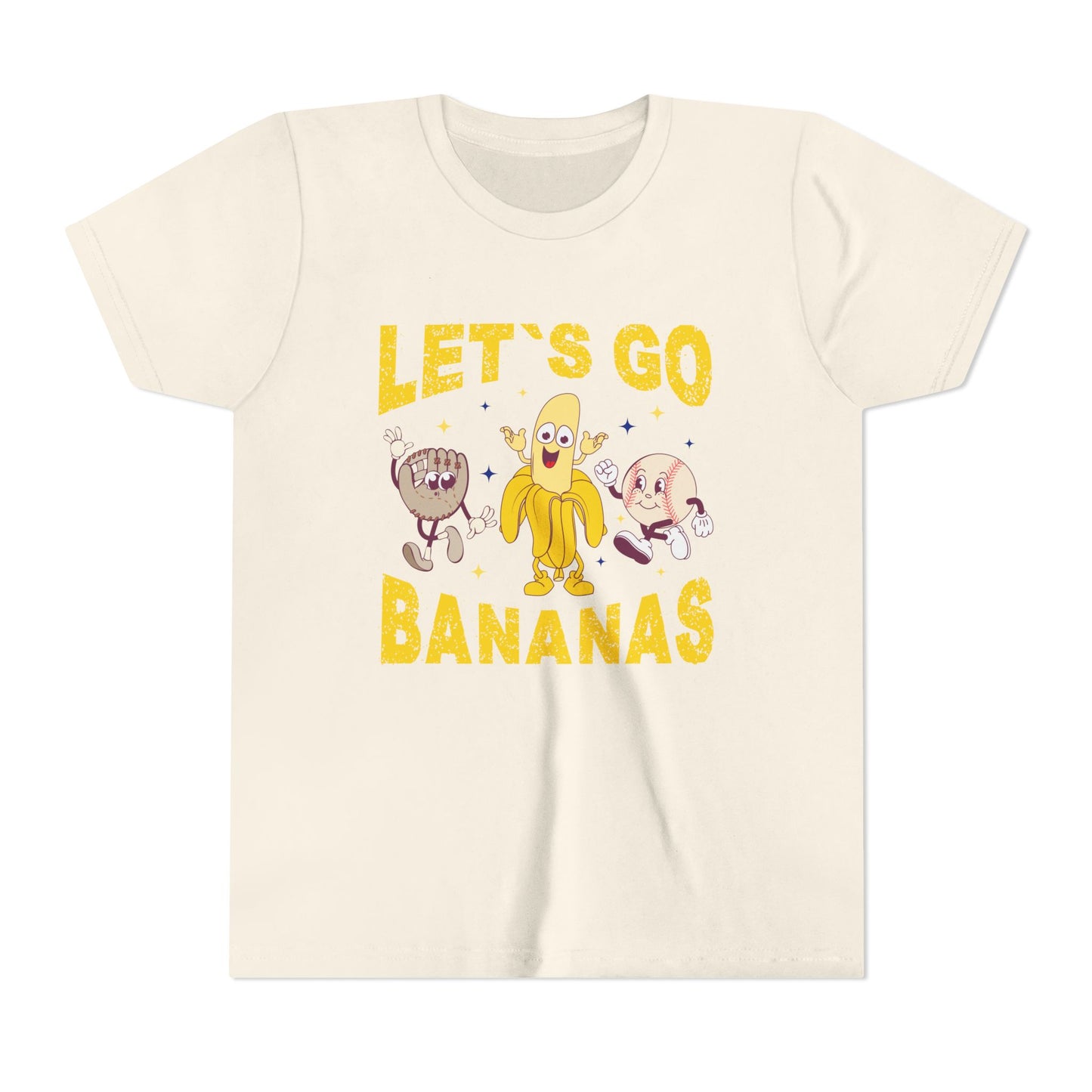 Youth Yellow Let's Go Bananas Kansas City Baseball Shirt