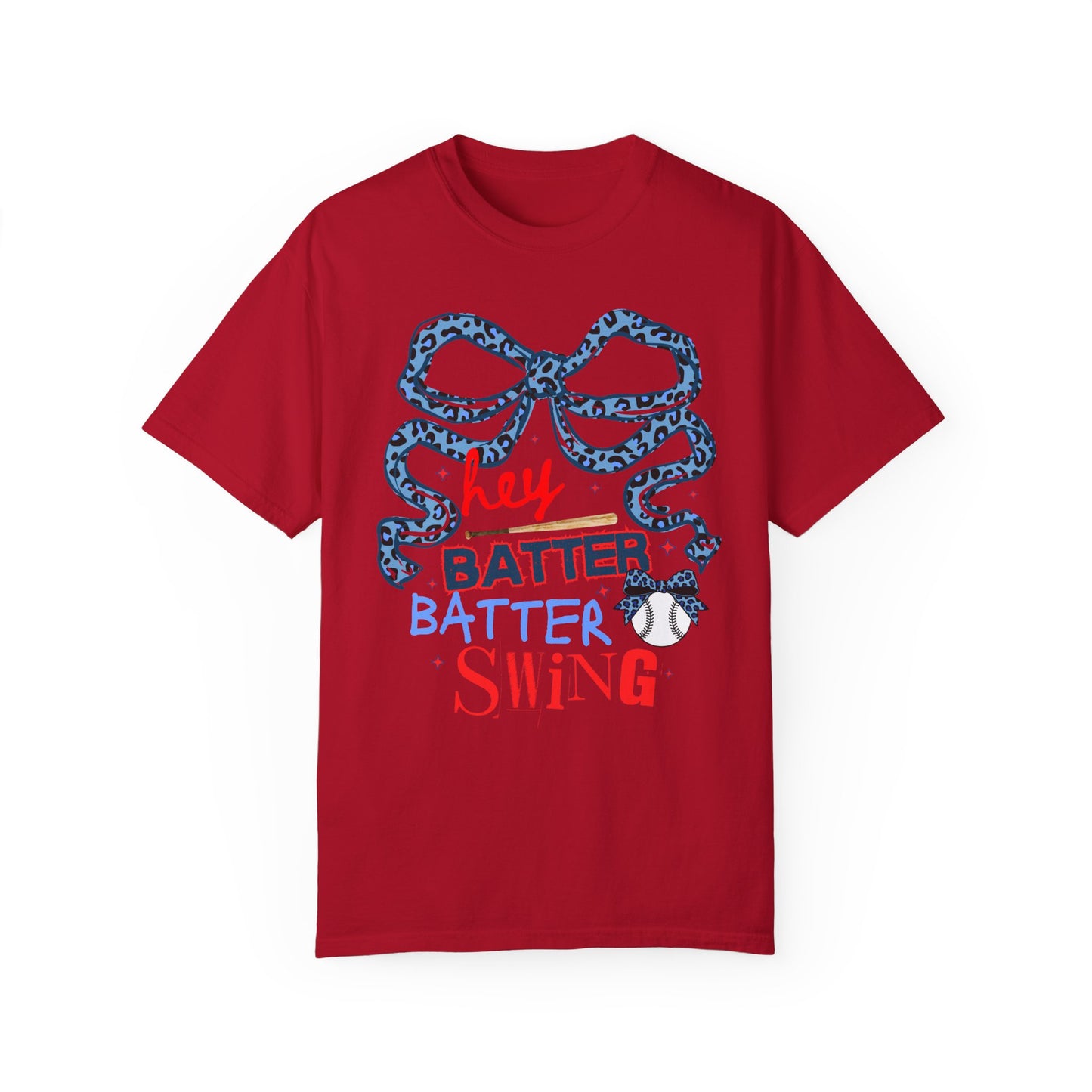 Coquette Hey Batter Baseball Letter T-Shirt
