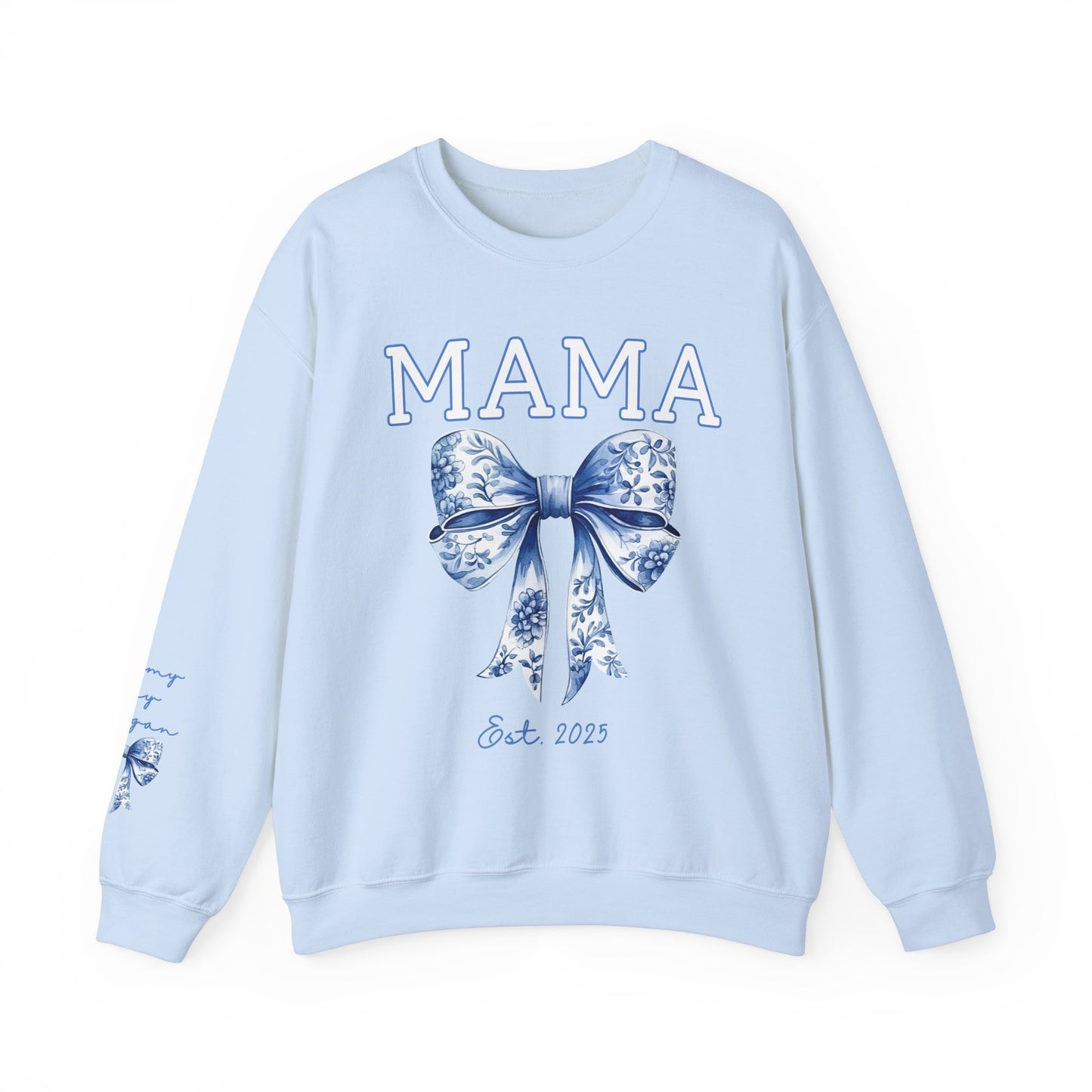 Personalized Toile Coquette Mama Sweatshirt