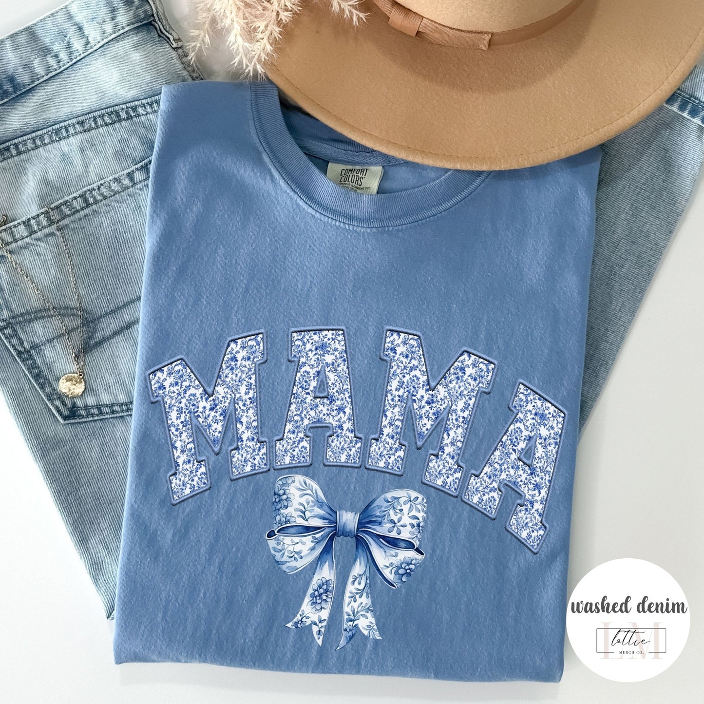 Chinoiserie Coquette Mama Shirt