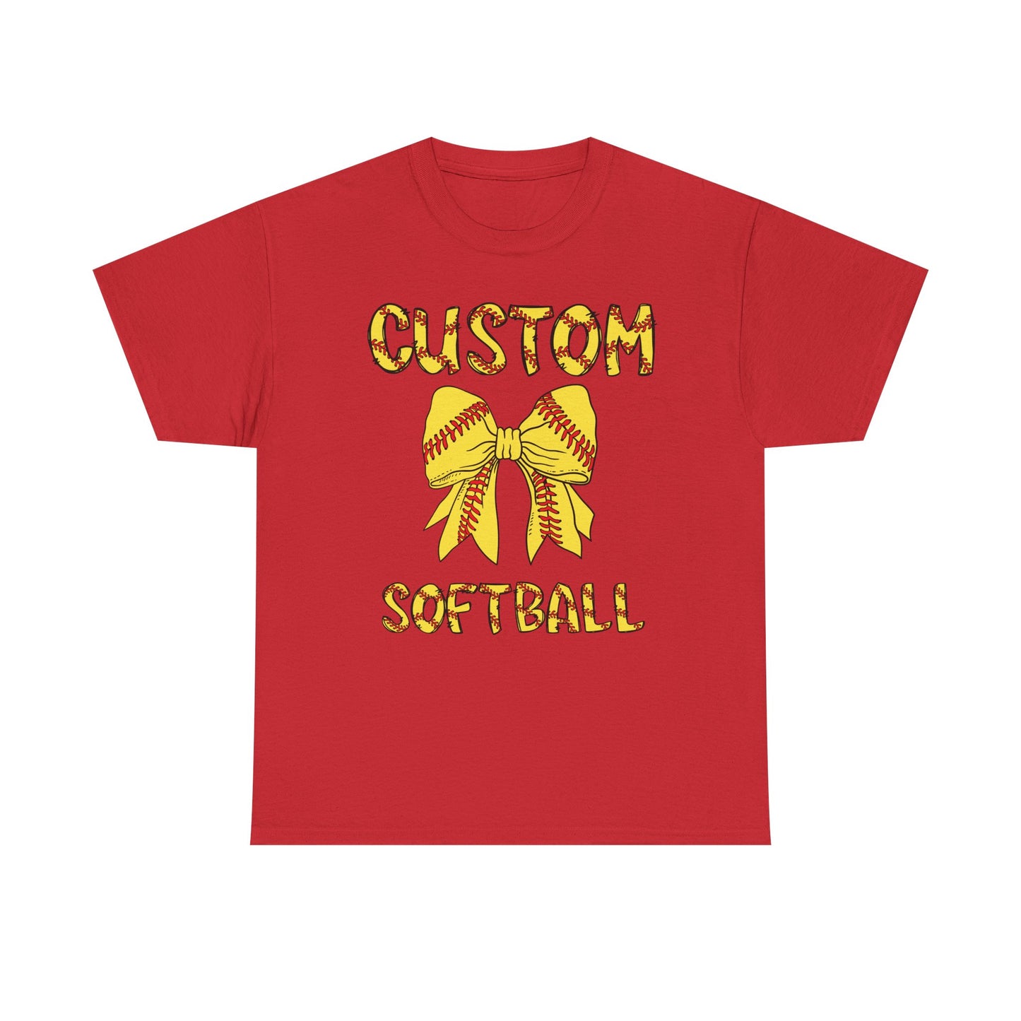 Custom Team Name Softball Mom T-shirt