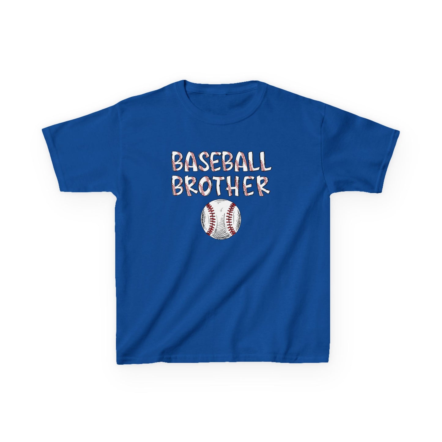 Kids Little Brother Baseball Fan Tee