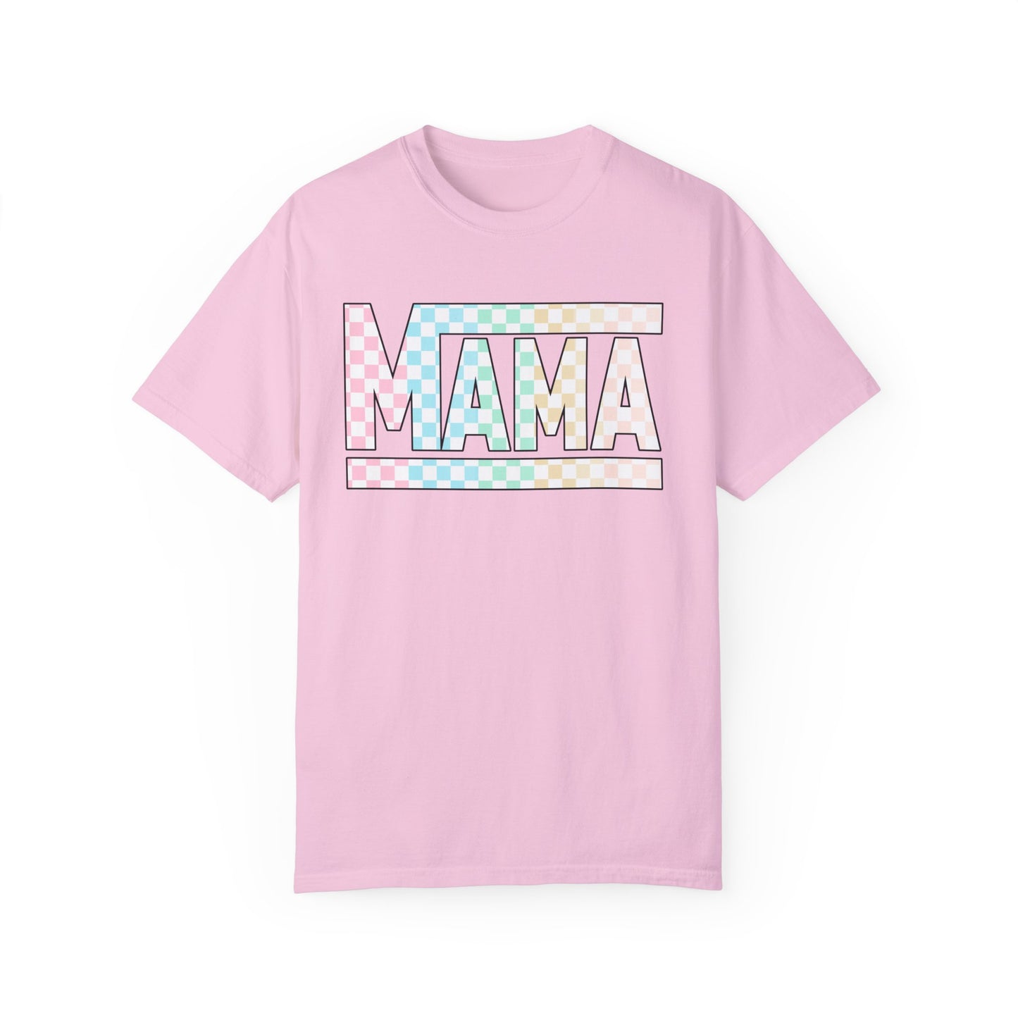 Mama Colored Checkered T-shirt
