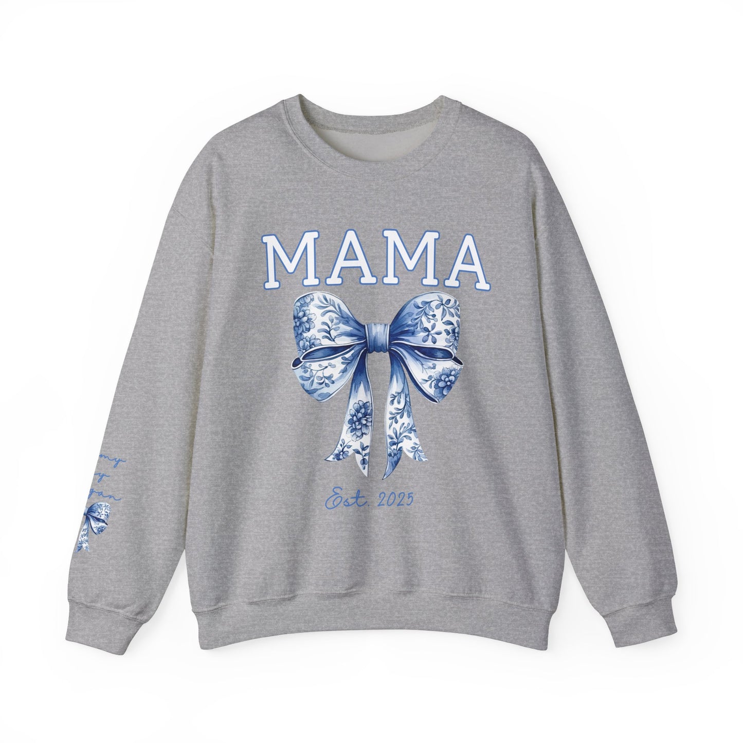 Personalized Toile Coquette Mama Sweatshirt