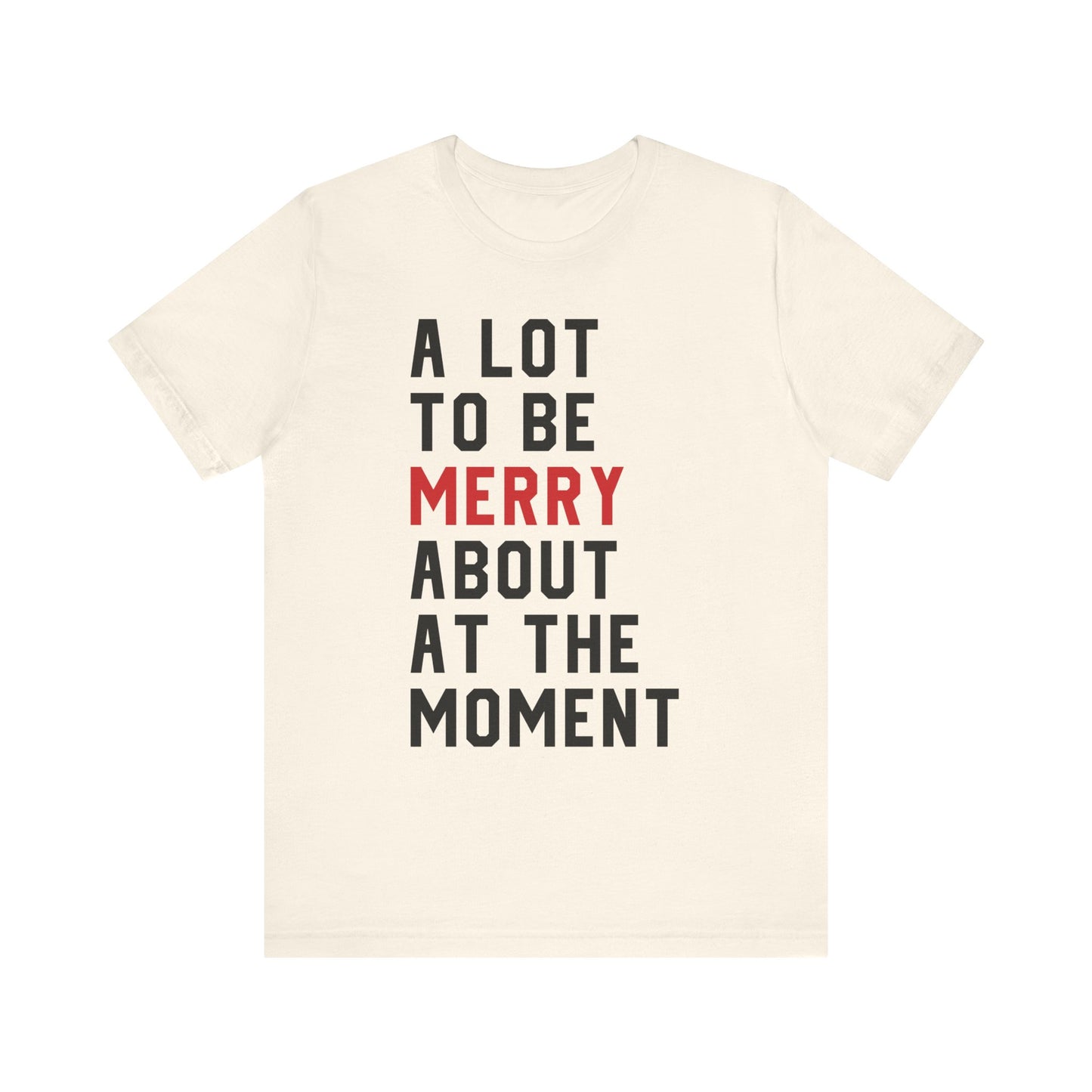 A Lot To Be Merry About At The Moment T-shirt