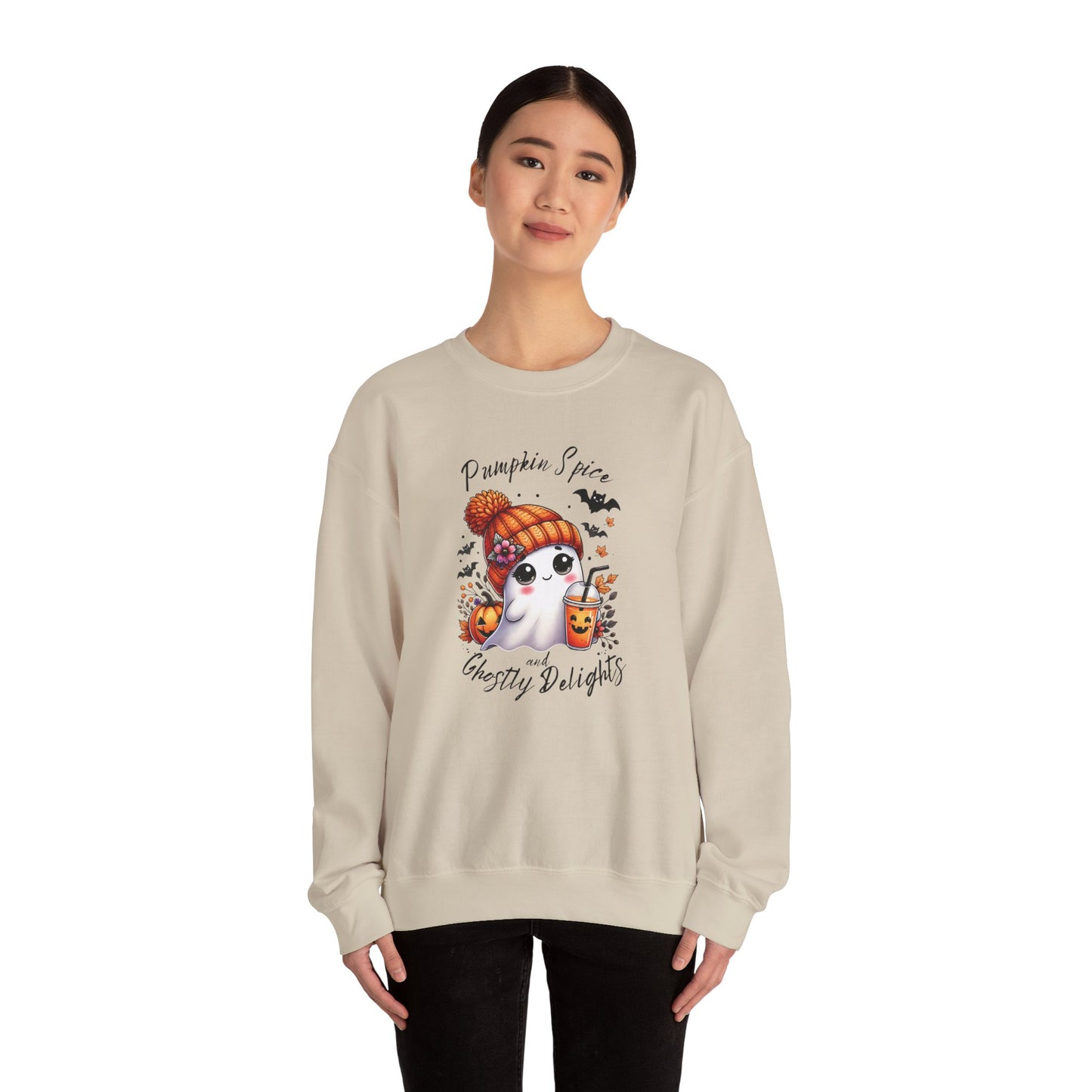 Pumpkin Spice and Ghostly Delights Sweatshirt