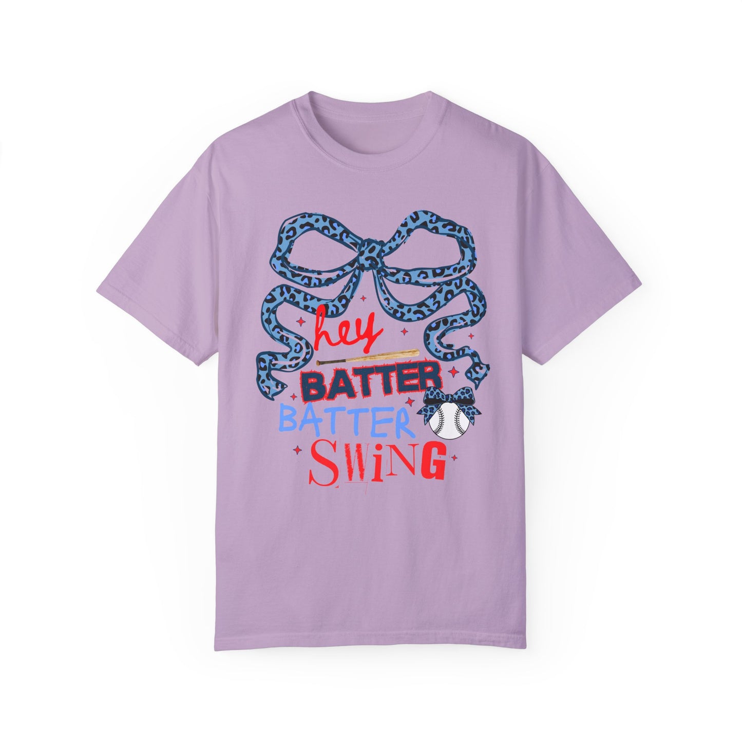 Coquette Hey Batter Baseball Letter T-Shirt