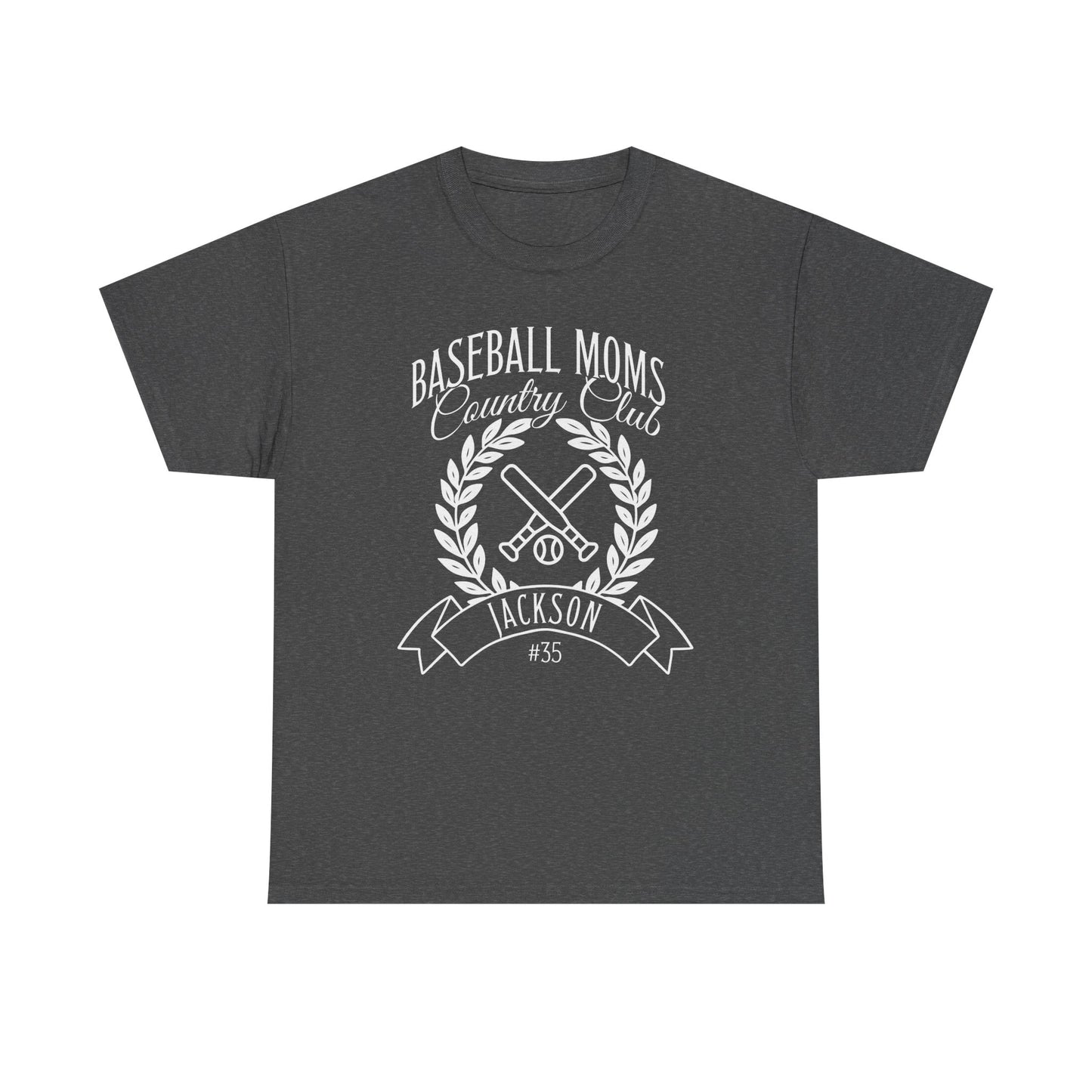 Personalized Baseball Moms Country Club T-Shirt