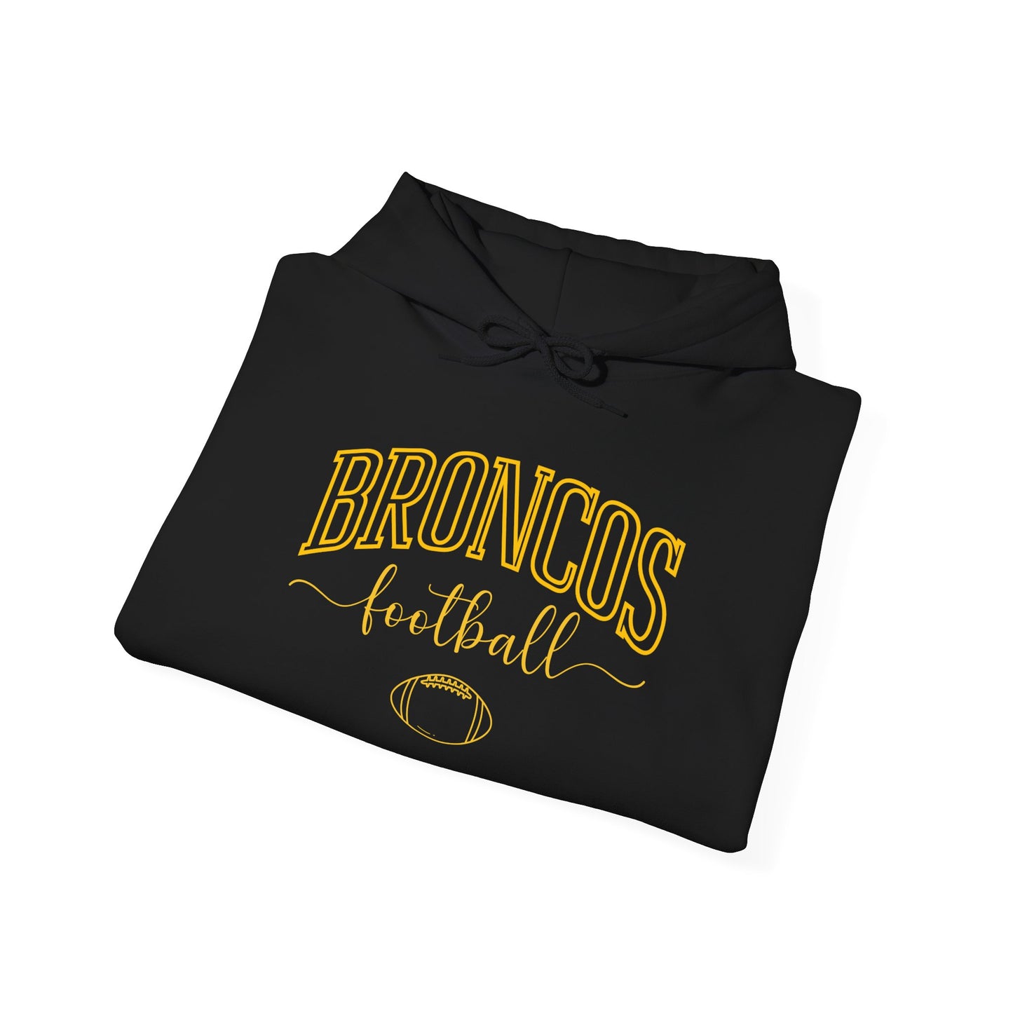 Broncos Customized Football Hooded Sweatshirt - Adult