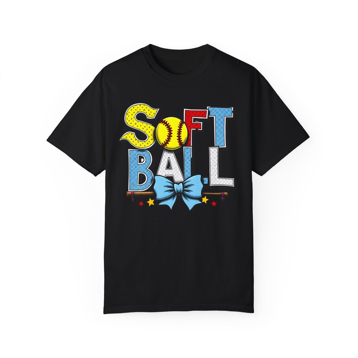 Softball Coquette Bow T-Shirt