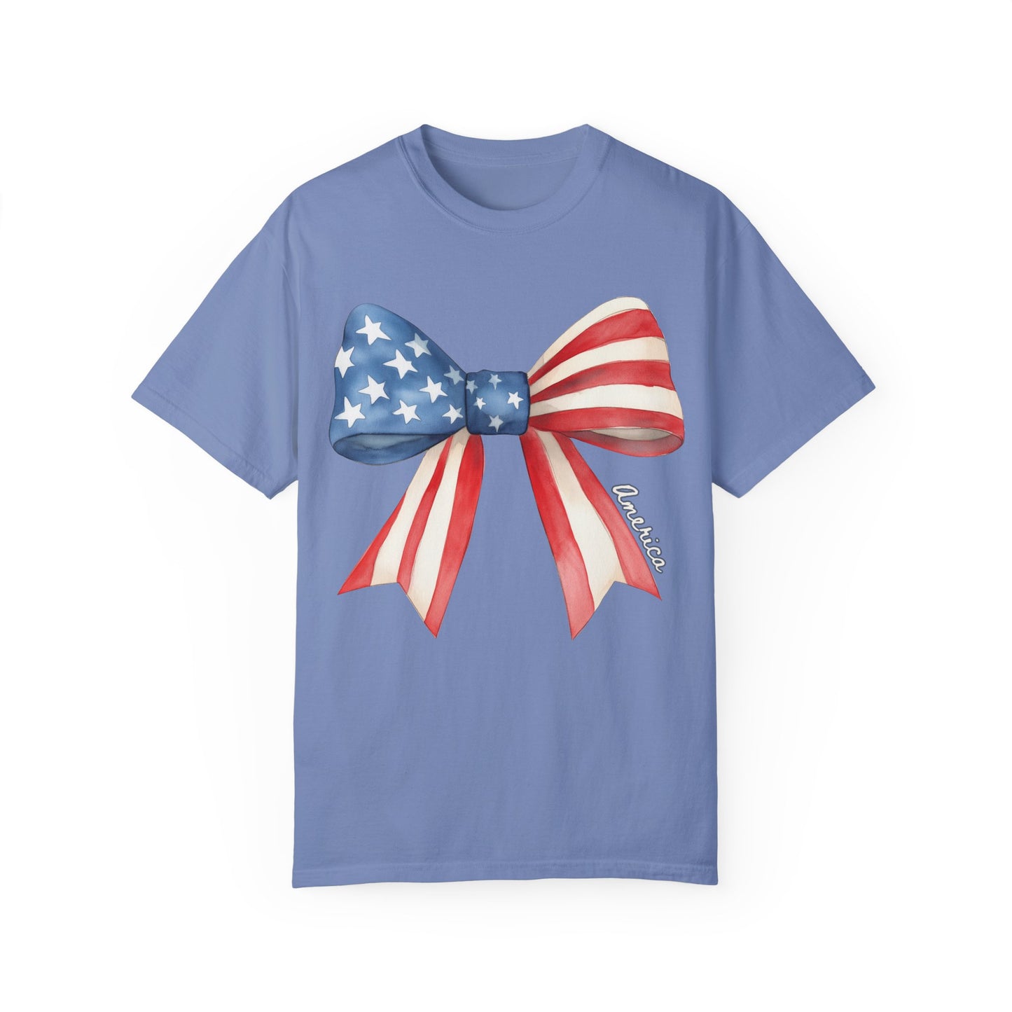 American Flag Bow T-Shirt