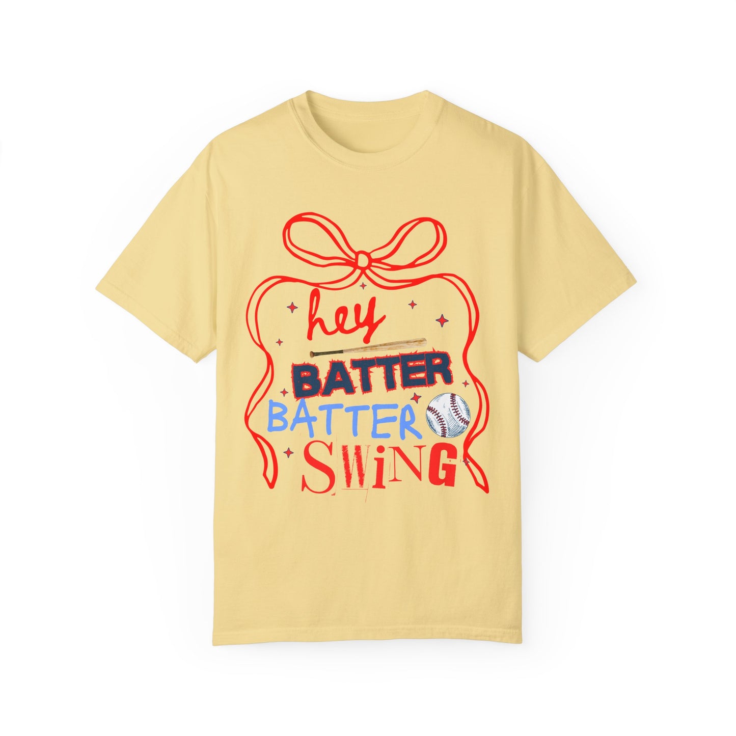 Coquette Hey Batter Batter Swing Baseball T-Shirt