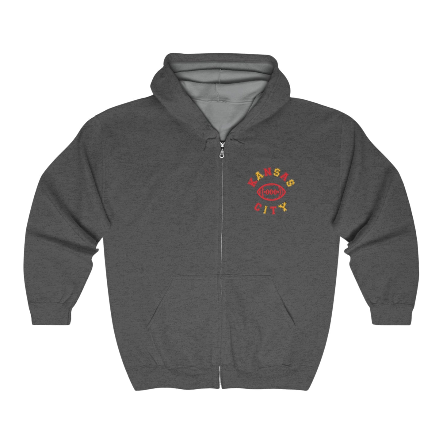 Adult In My KC Football Era Full Zip Hooded Sweatshirt