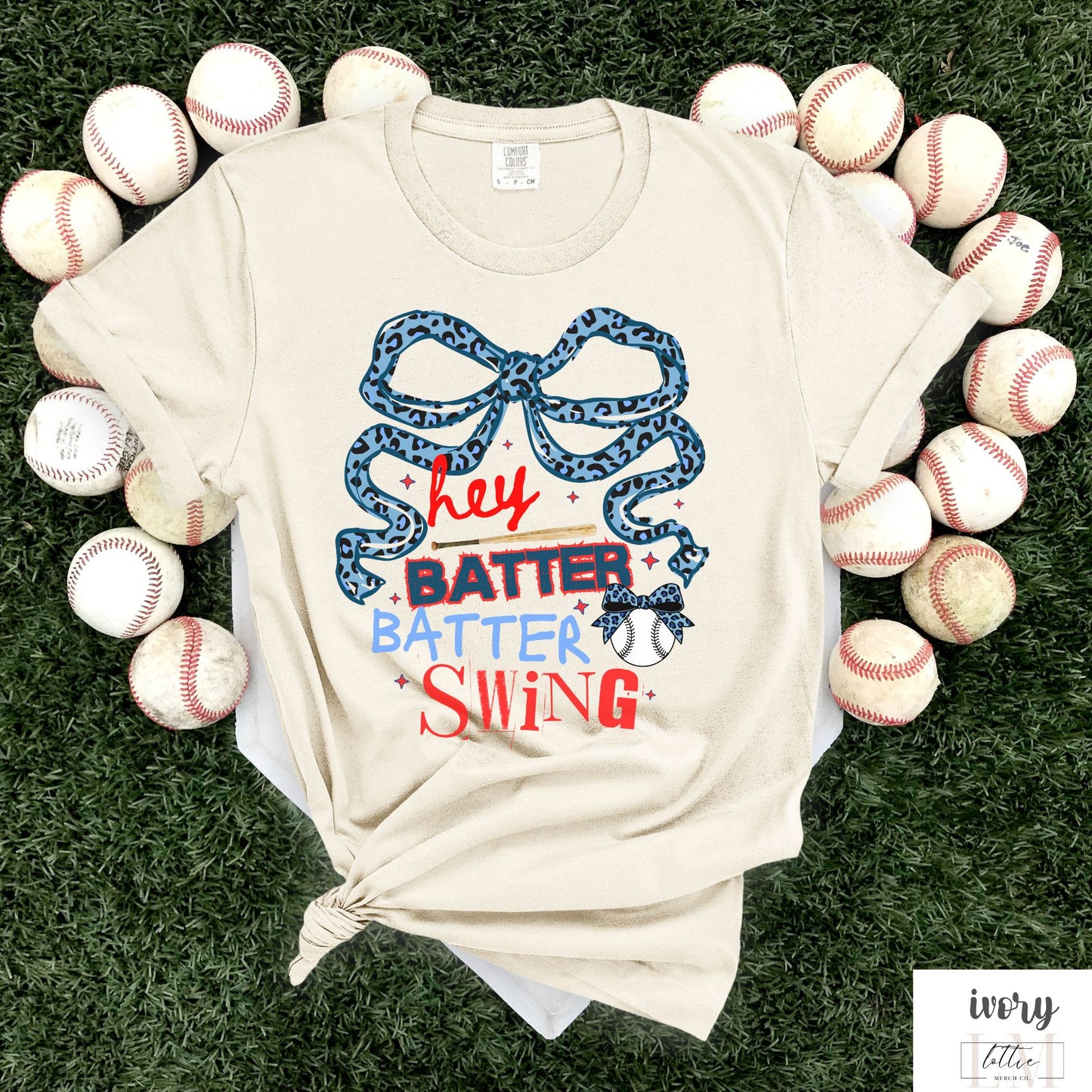 Coquette Hey Batter Baseball Letter T-Shirt