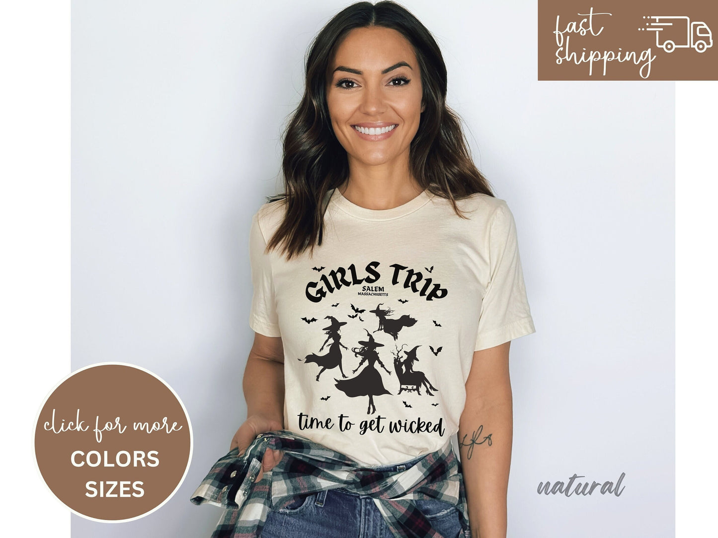 Halloween Sweatshirt, Girls Trip Salem Sweater, Vintage Halloween Shirt Retro, Halloween Witch Shirt, Salem Massachusetts, Salem Witches