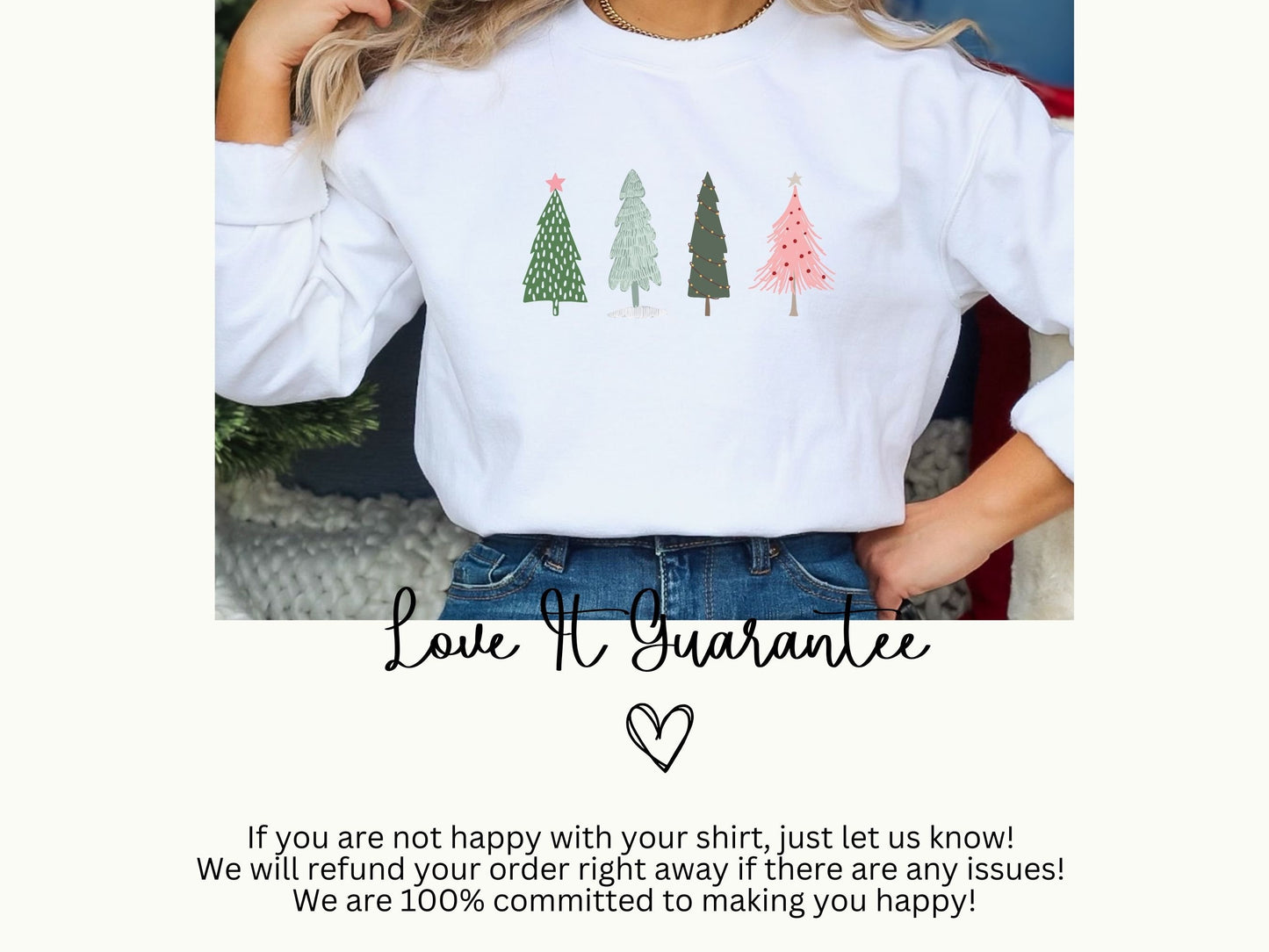 Christmas Tree Sweatshirt, Christmas Sweatshirt, Christmas Shirts for Women, Christmas Crewneck, Christmas Holiday Sweater Winter Sweatshirt