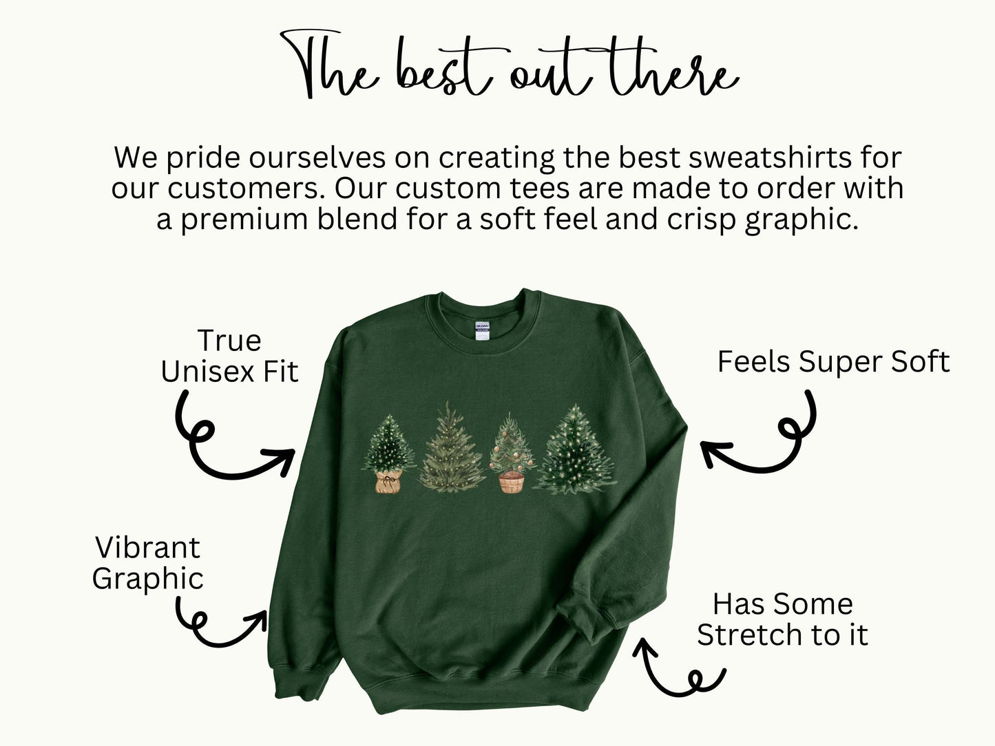 Christmas Sweatshirt, Christmas Shirts for Women, Christmas Crewneck, Christmas Winter Sweater, Tree Picking Sweatshirt, Christmas Pull over