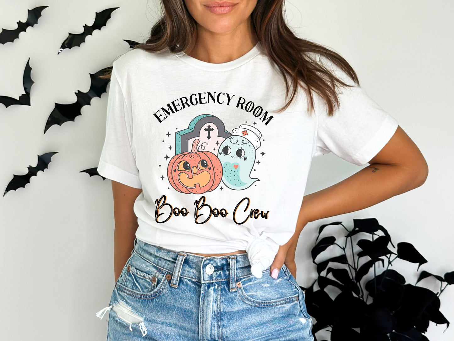 ER Nurse Halloween Shirt, Halloween Emergency Room Nurse Shirt, Boo Boo Crew Er Nurse Shirt, Groovy ER Nurse, ER Nurse Halloween Sweatshirt