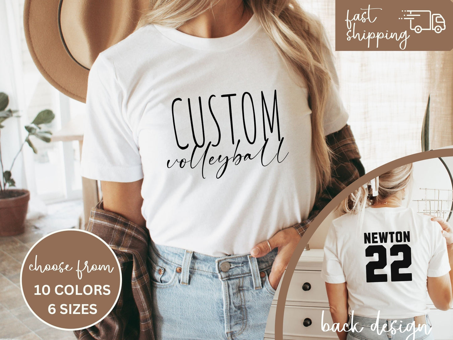 Custom Volleyball Tshirt Hoodie Sweatshirt, Volleyball Spirit Wear, Mom Hoodie, Volleyball Cheer Mom Dad Hoodie, Custom Team Colors Number