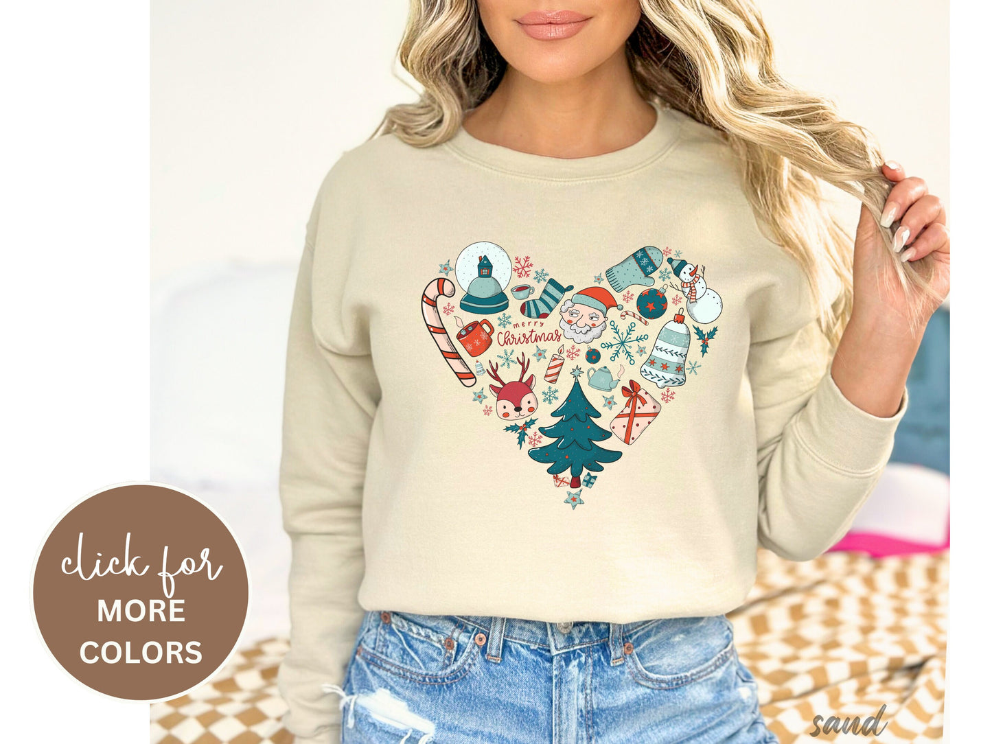 Christmas Doodles Hearth Shirt Gift For Christmas Moms, Cute Christmas Tshirt, Christmas Sweatshirt, Snowflake Sweatshirt, Holiday Tree Tee