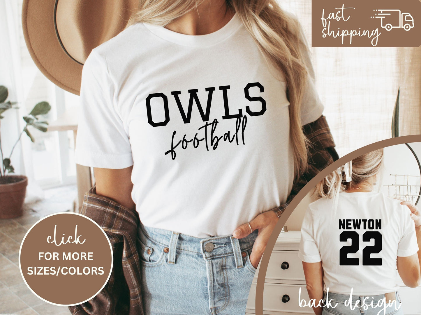 Custom Football Tshirt Hoodie Sweatshirt, Football Spirit Wear, Mom Hoodie, Football Cheer Mom, Football Dad Hoodie, Custom Team Colors No