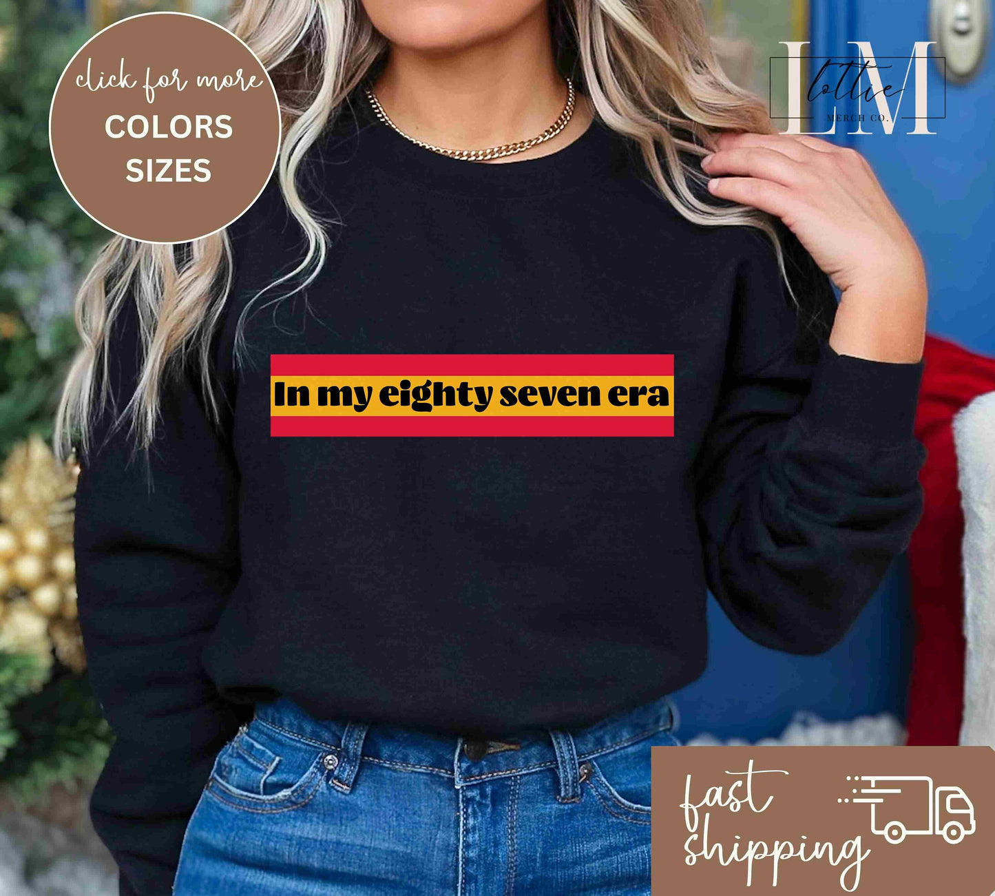 Adult In My 87 Era Vintage Kansas City Sweatshirt or T-shirt