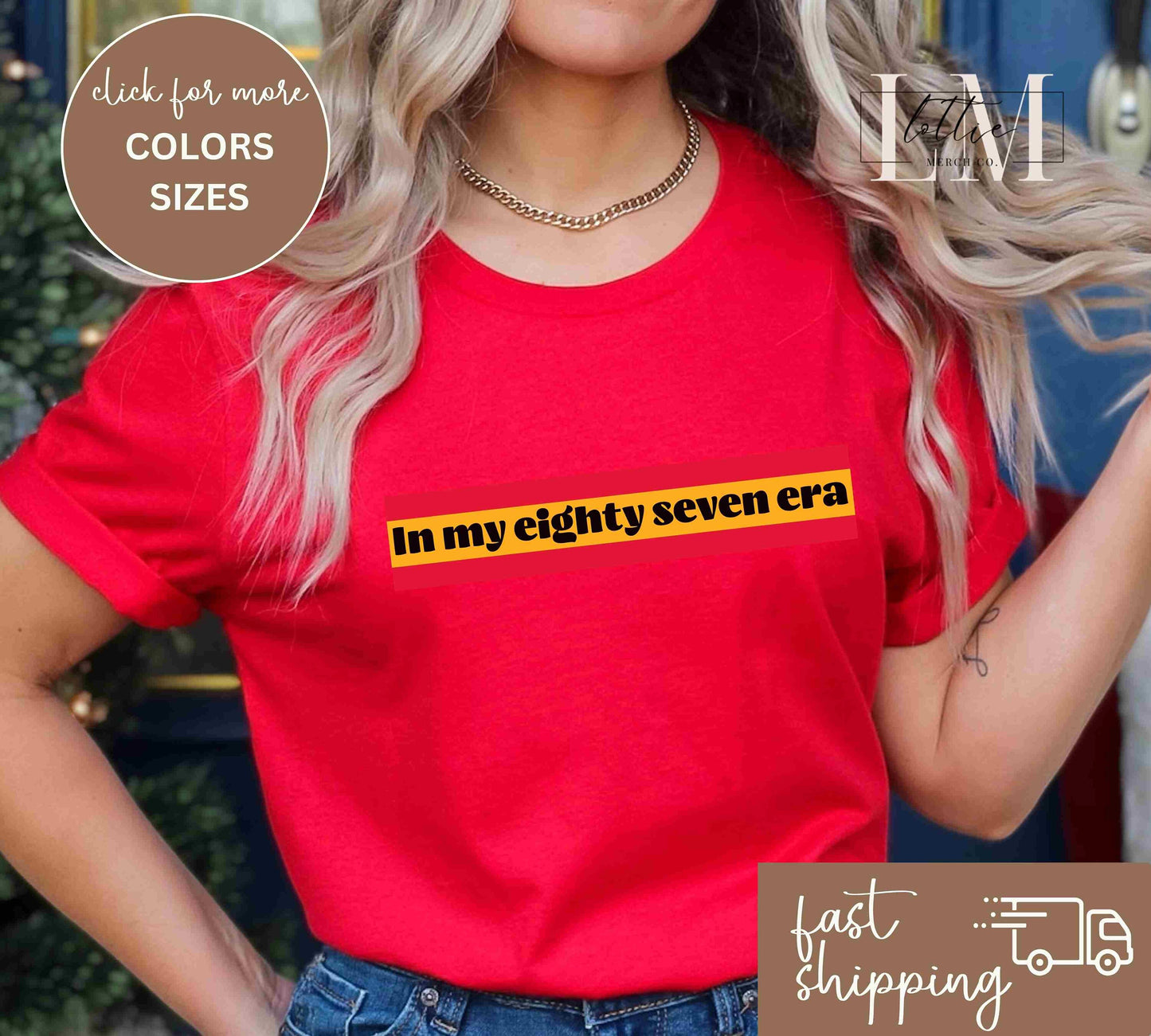 Adult In My 87 Era Vintage Kansas City Sweatshirt or T-shirt