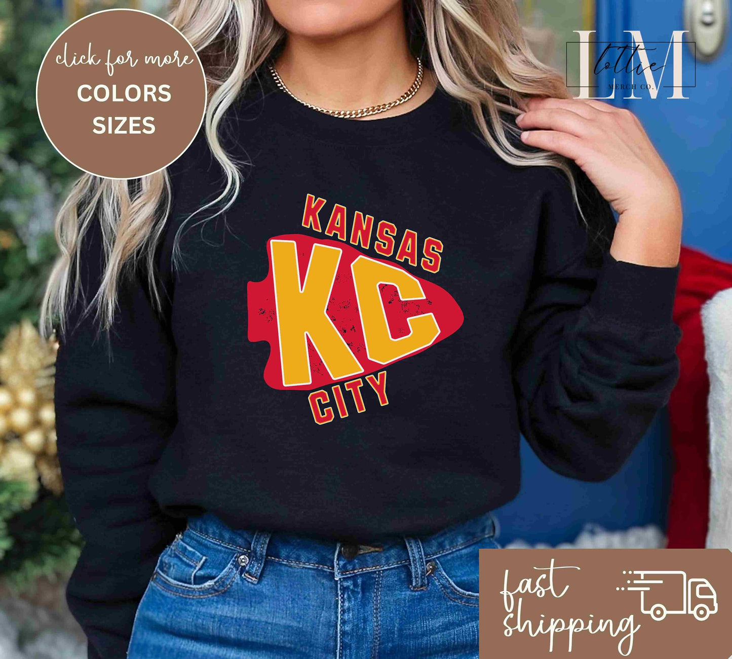Vintage Kansas City Arrowhead Football Sweatshirt