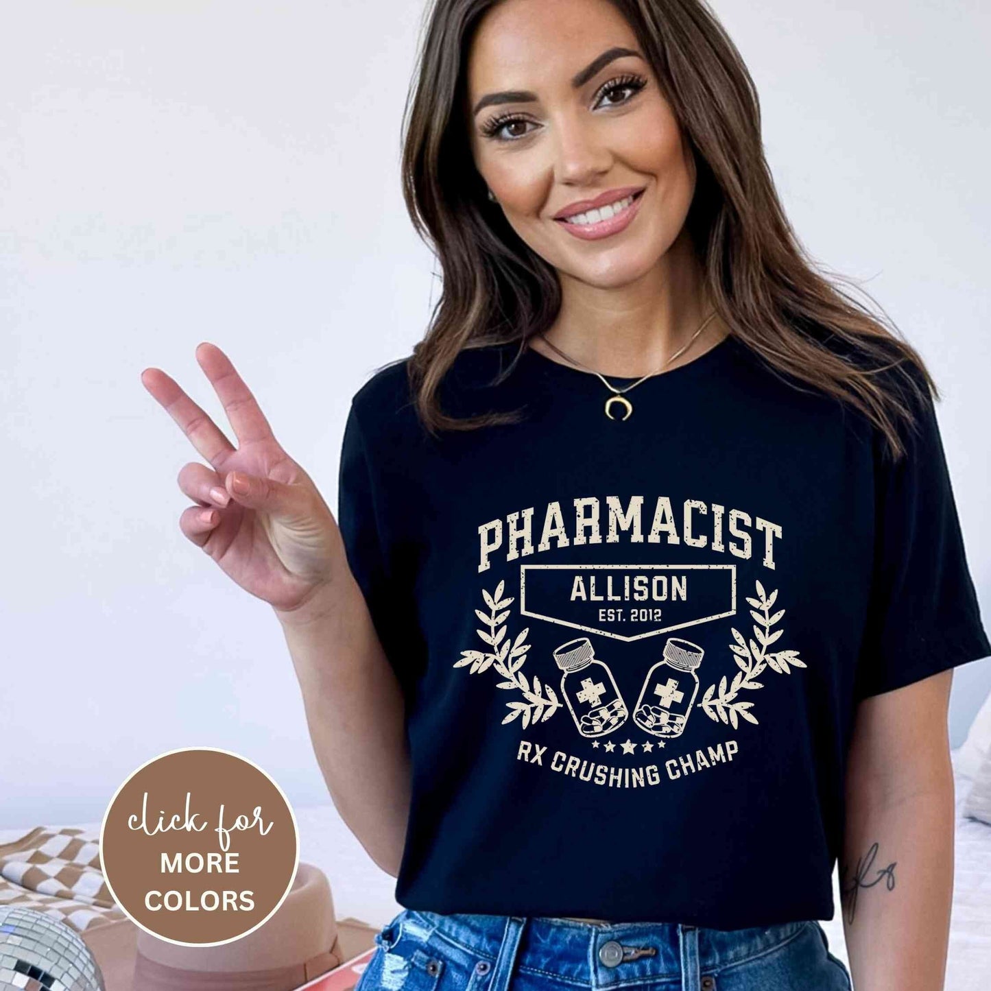 Personalized Pharmacy T-shirt, Pharmacy Tech Gift, Pharmacist Gift, Pharmacy Tech T-Shirt,