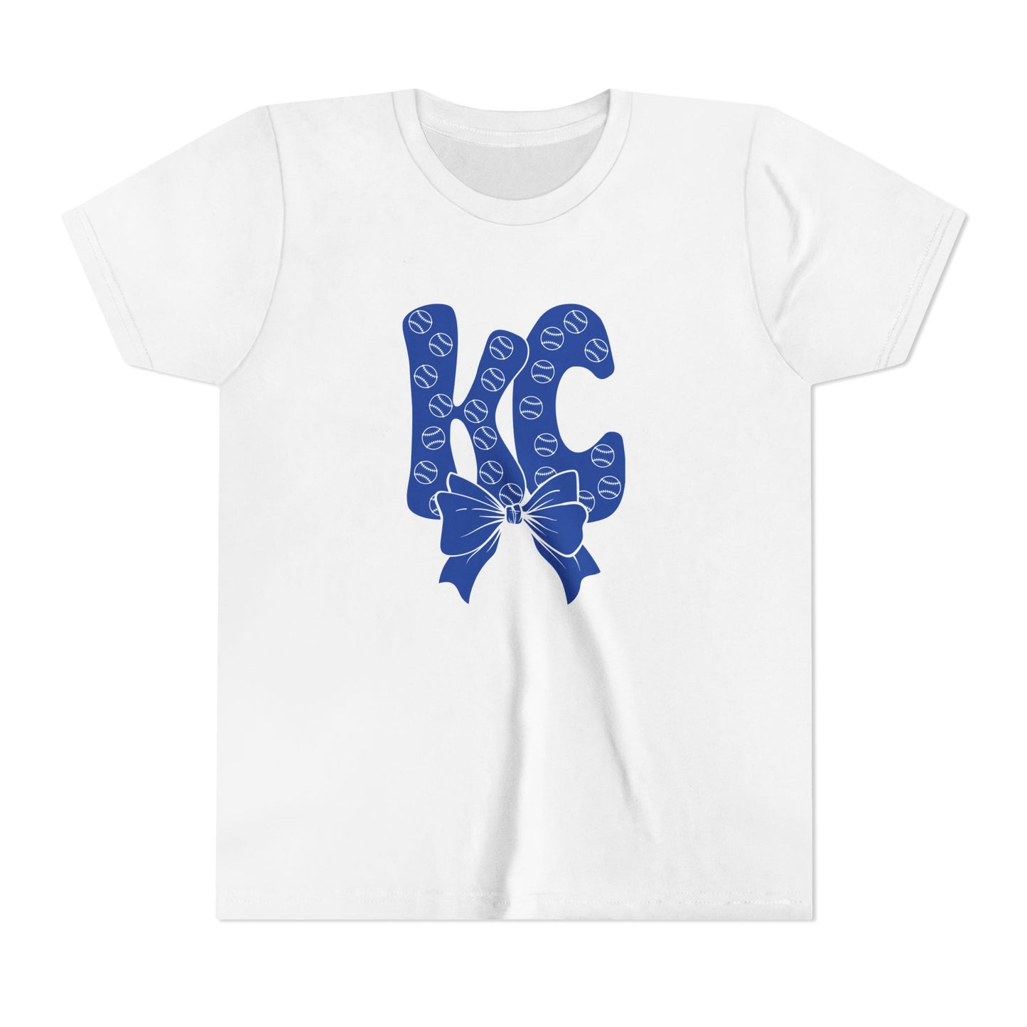 Kids Youth Bubble Letter Kansas City Baseball T-shirt