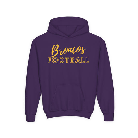 Broncos Football Youth Hoodie