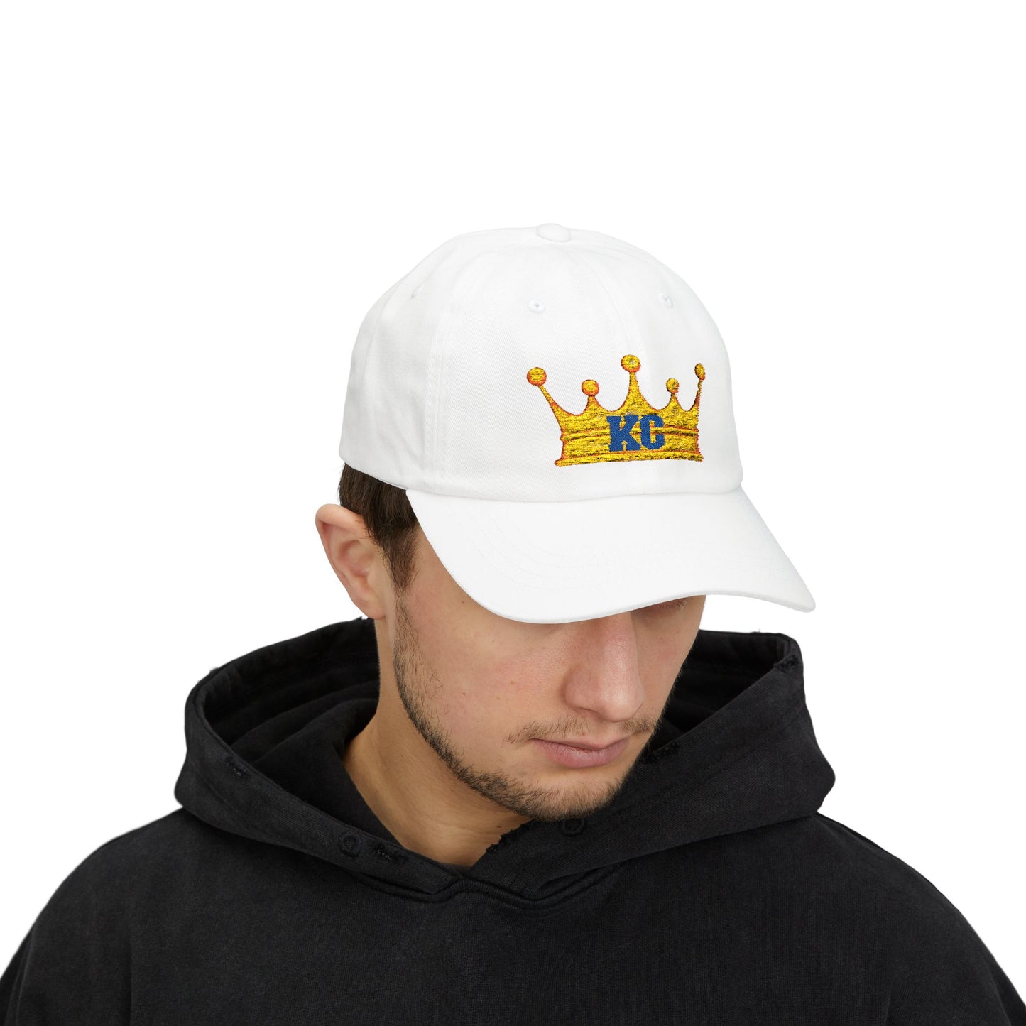 Kansas City Baseball Crown Letter Embroidered Dad Cap, Mother's Day Gift, Birthday Gift for Mom