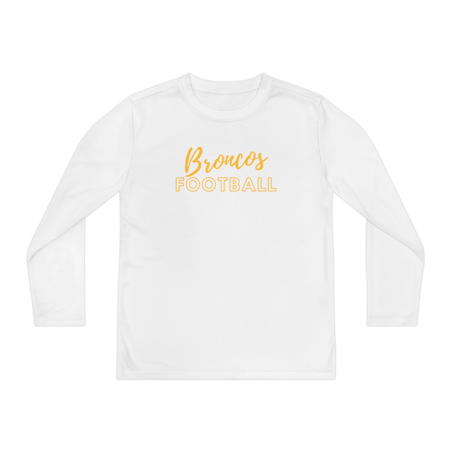 Broncos Football Youth Long Sleeve Tee