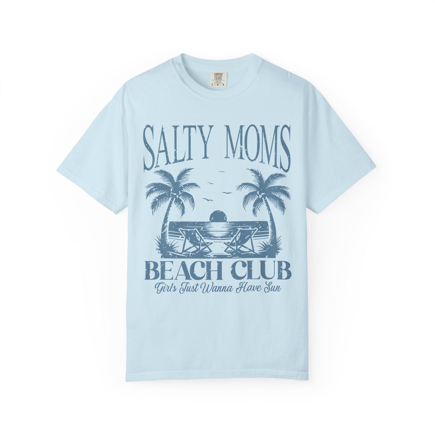 Salty Moms Beach Club T-shirt, Comfort Colors Shirt