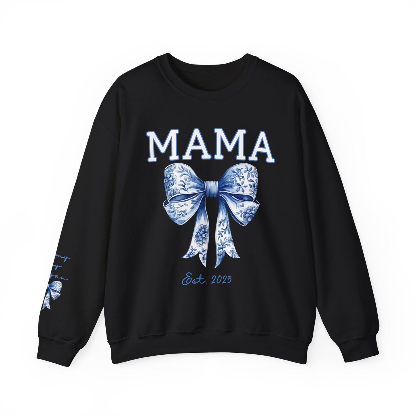 Personalized Toile Coquette Mama Sweatshirt