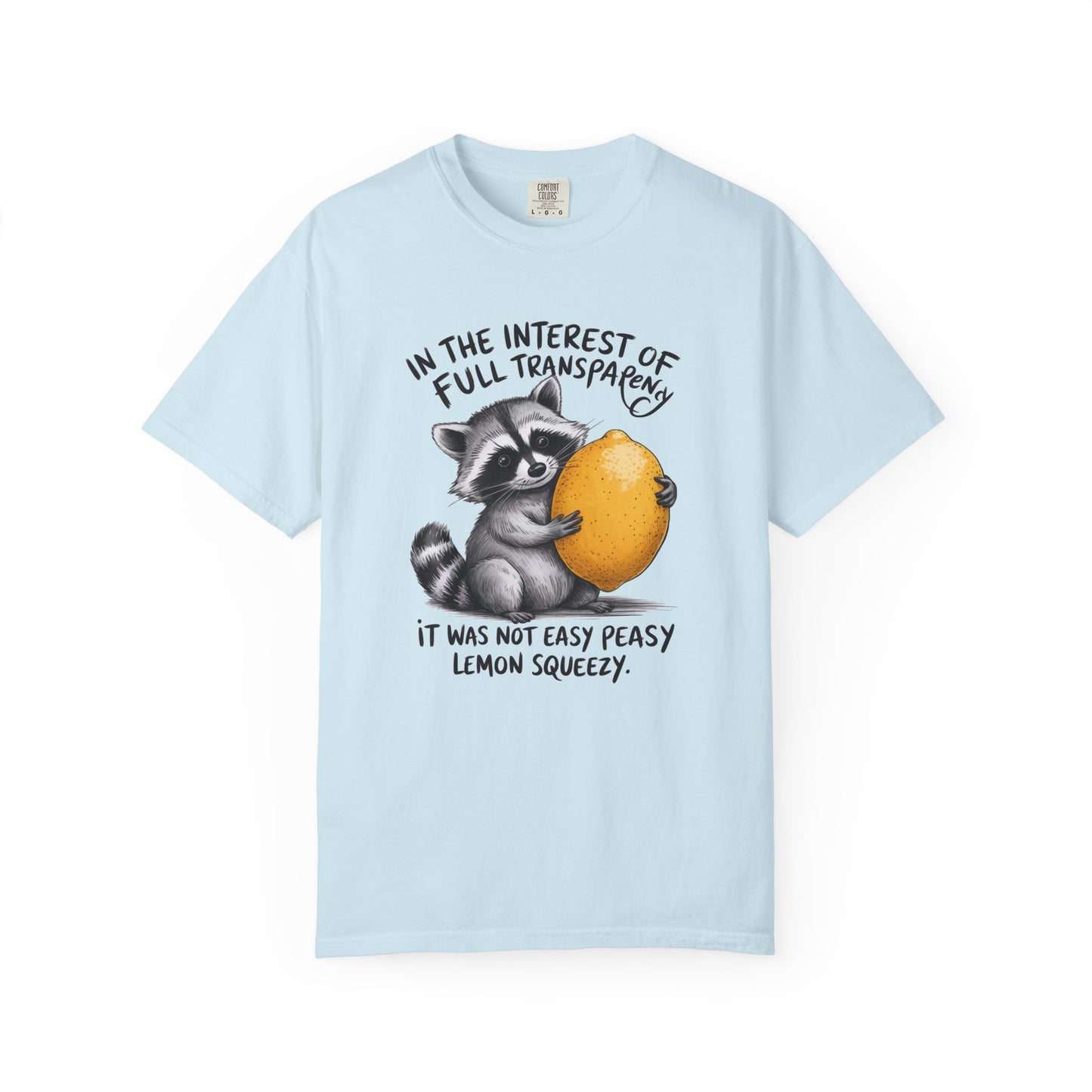 In the interest of full transparency T-shirt, Comfort Colors Shirt