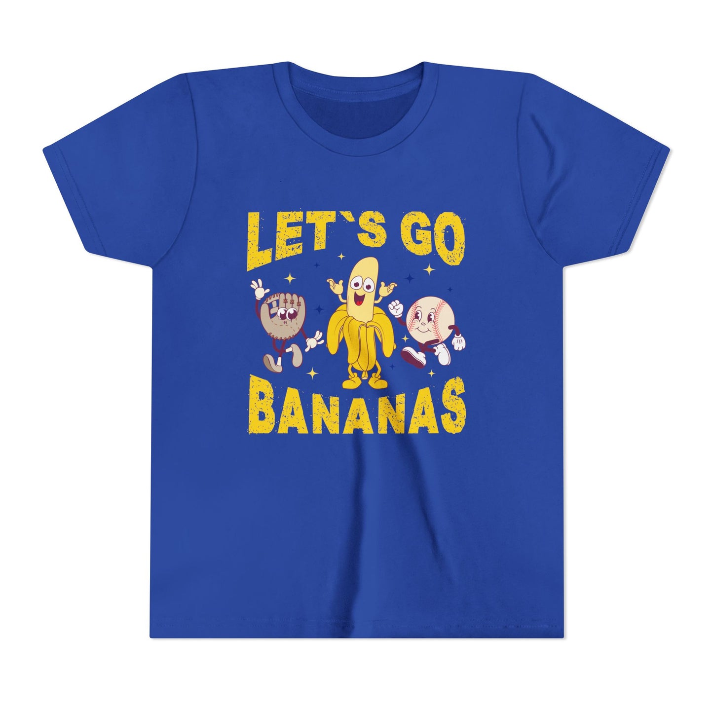Youth Yellow Let's Go Bananas Kansas City Baseball Shirt