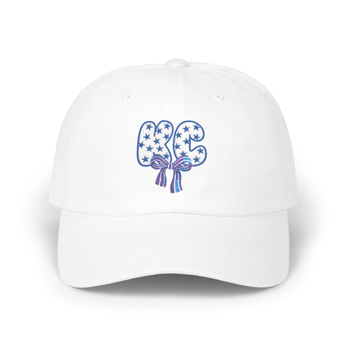 KC Star Doodle Letter Embroidered Dad Cap, Mother's Day Gift, Birthday Gift for Mom