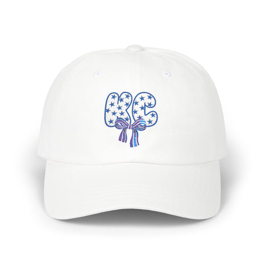 KC Star Doodle Letter Embroidered Dad Cap, Mother's Day Gift, Birthday Gift for Mom
